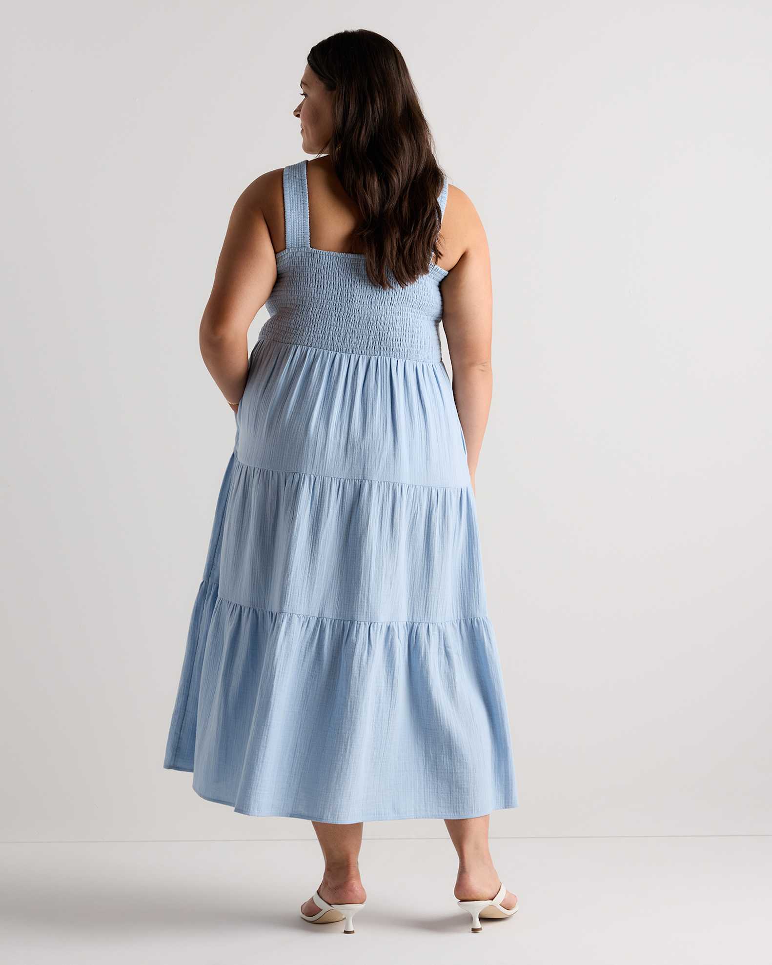 plus size cotton swing dress Ynynloco Women's Plus Size 100%Cotton Short Sleeve Dress A-Line Tunic Basic T-Shirt Mini Dress Casual Comfy Pleated Swing Dresses with Pockets, Size: