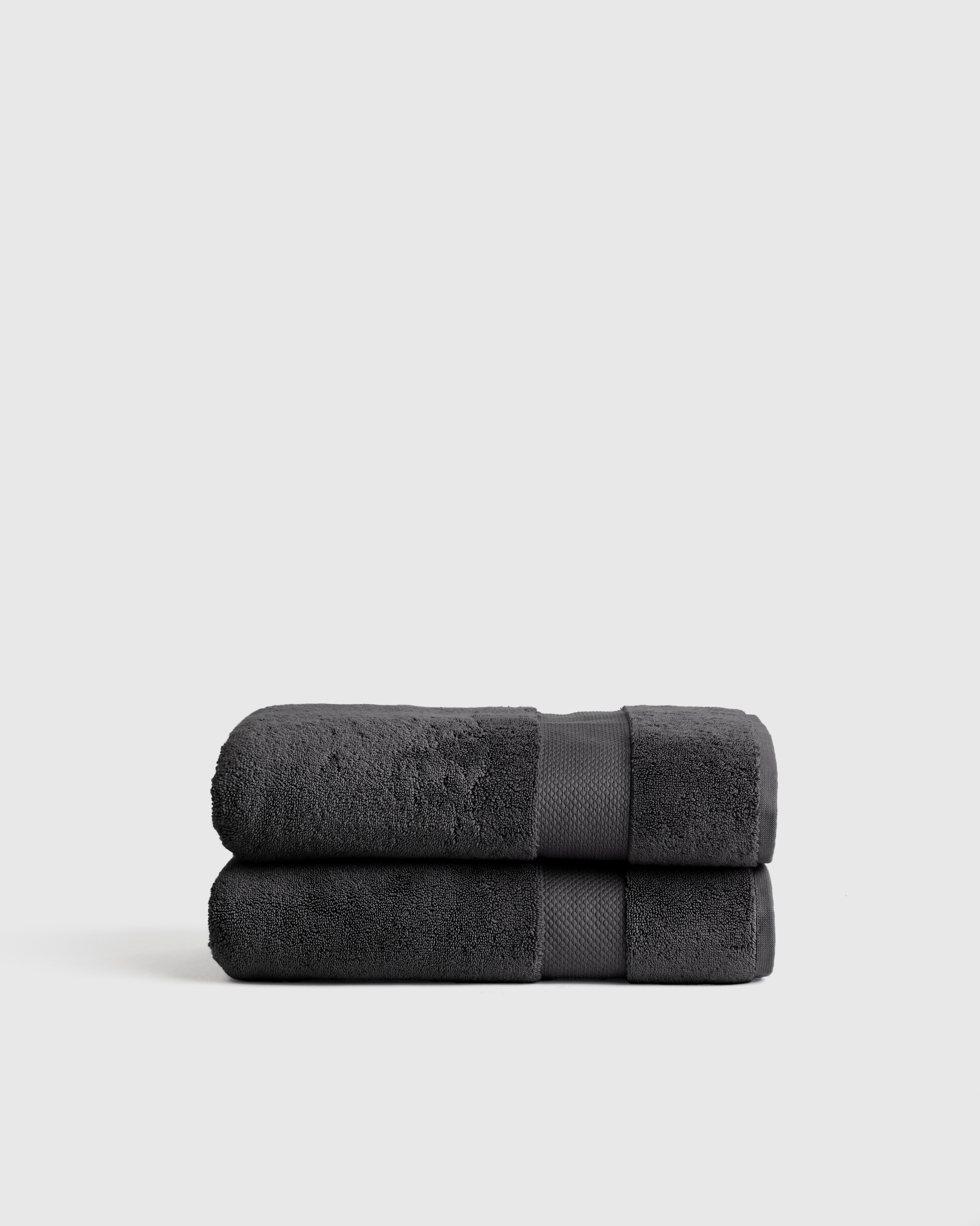 Charcoal Turkish Ultra Plush Bath Towel (Set of 2)
