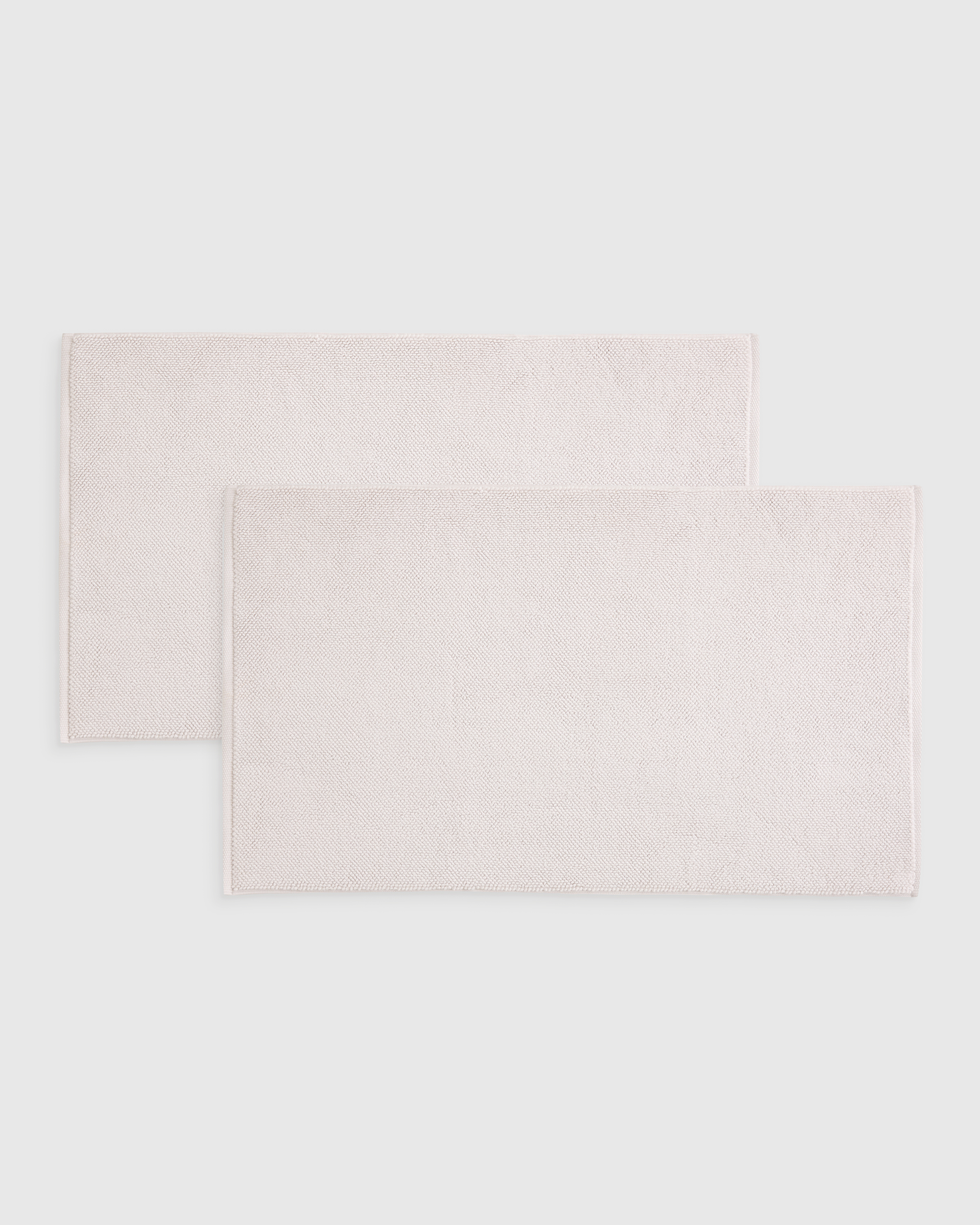 Silver Turkish Cotton Bath Mat Bundle