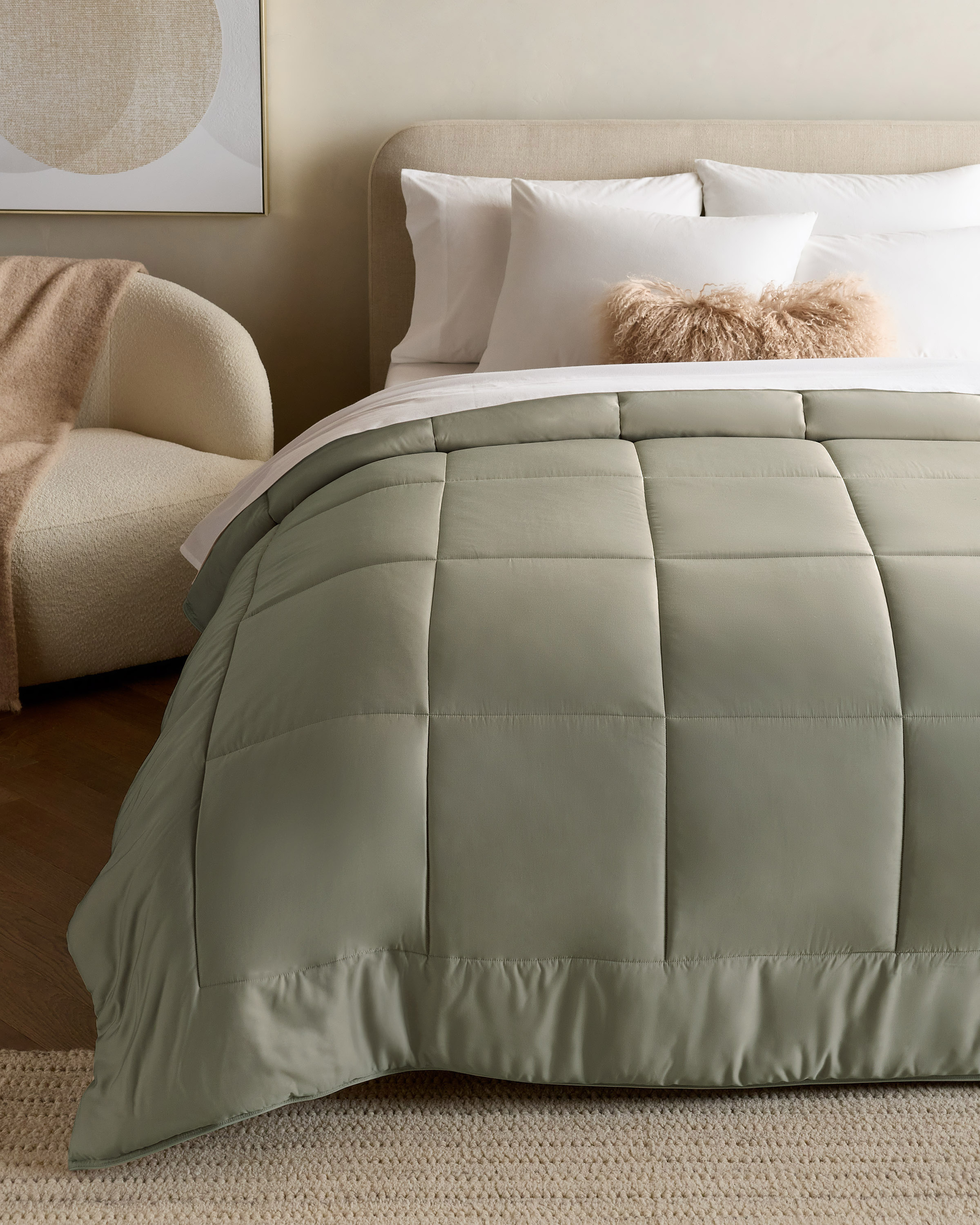 Bamboo Comforter - Sage, King/Cal King
