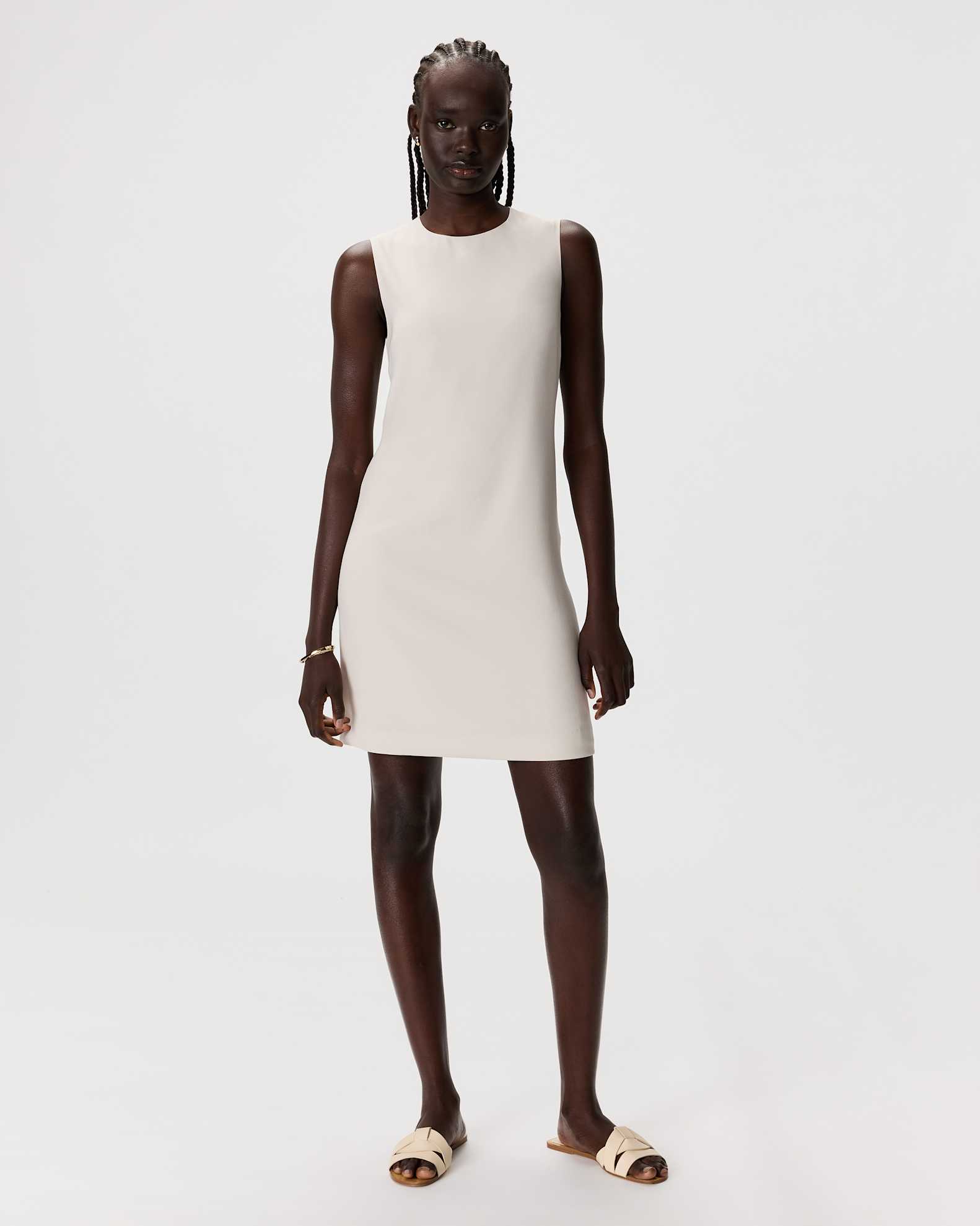 crepe jersey sleeveless dress Asymmetrical crepe-jersey midi dress - burgundy