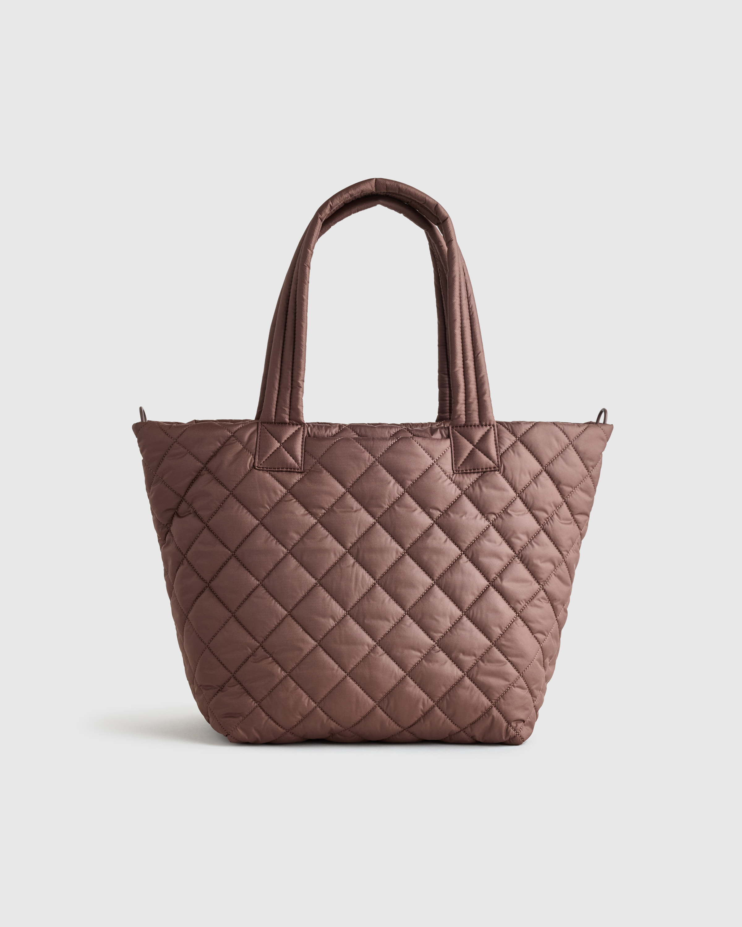 Taupe Brown Transit Quilted Carry-All Tote