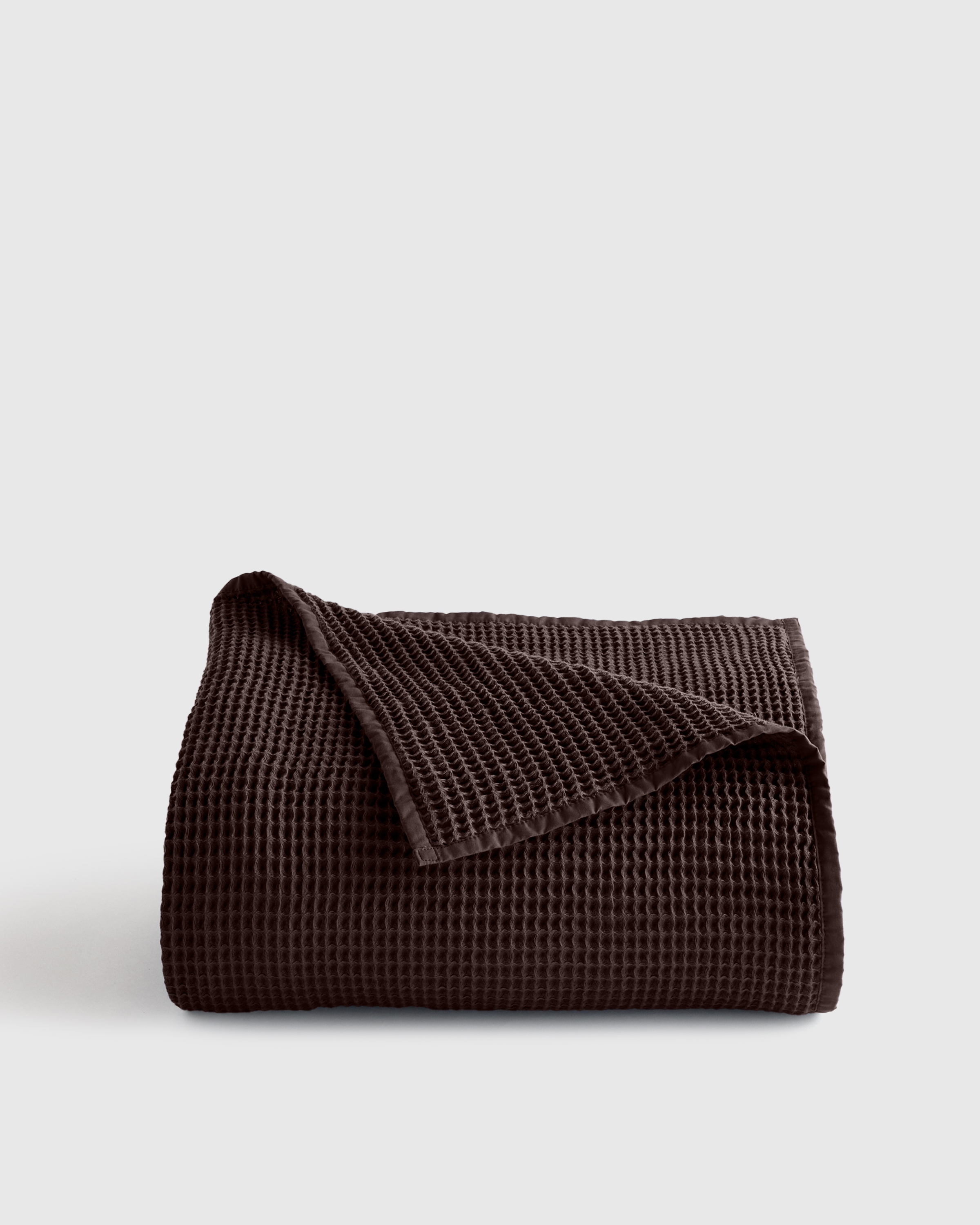 Espresso Couverture en tissu gaufré de coton biologique
