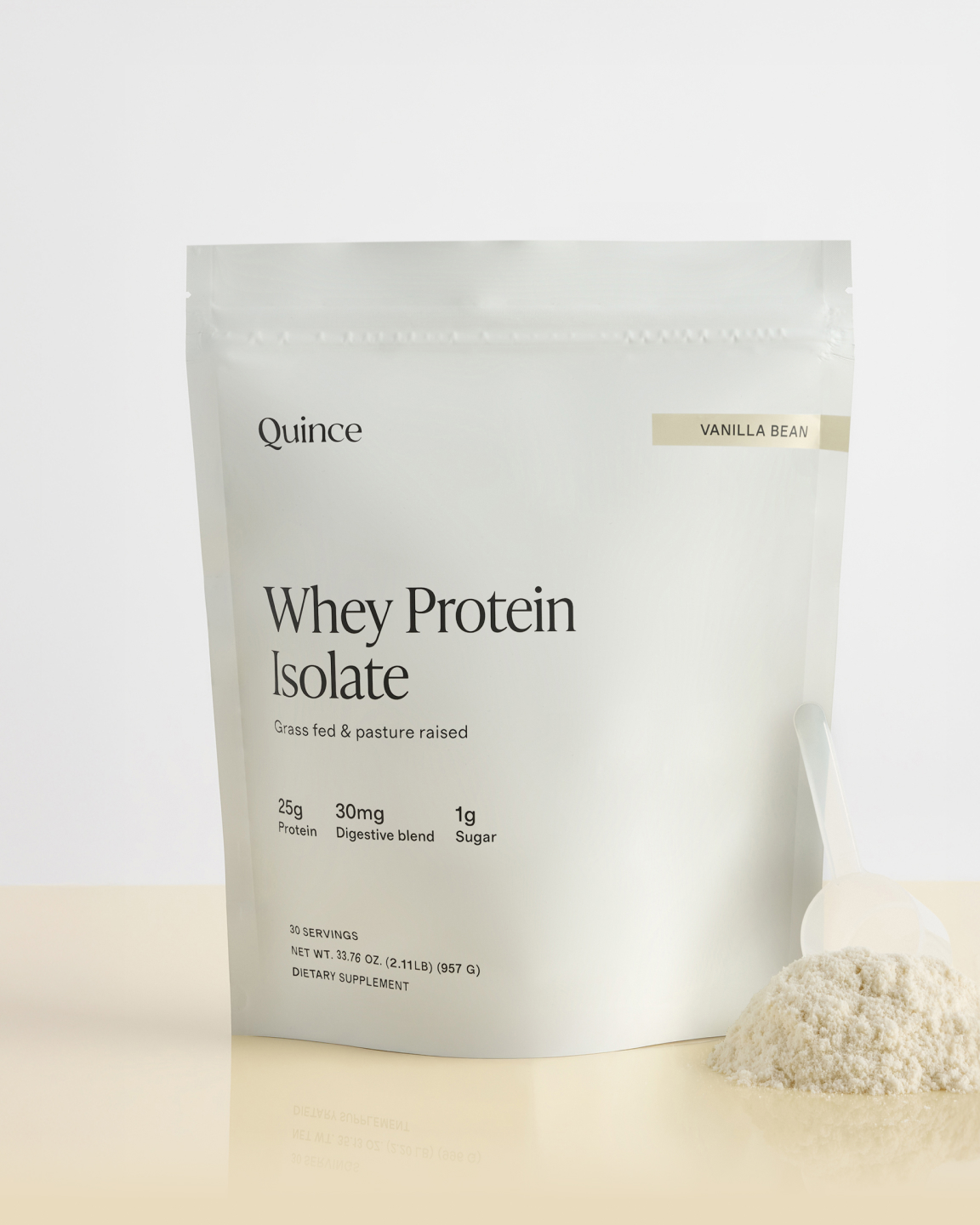 Vanilla Bean Grass-Fed Whey Protein Isolate