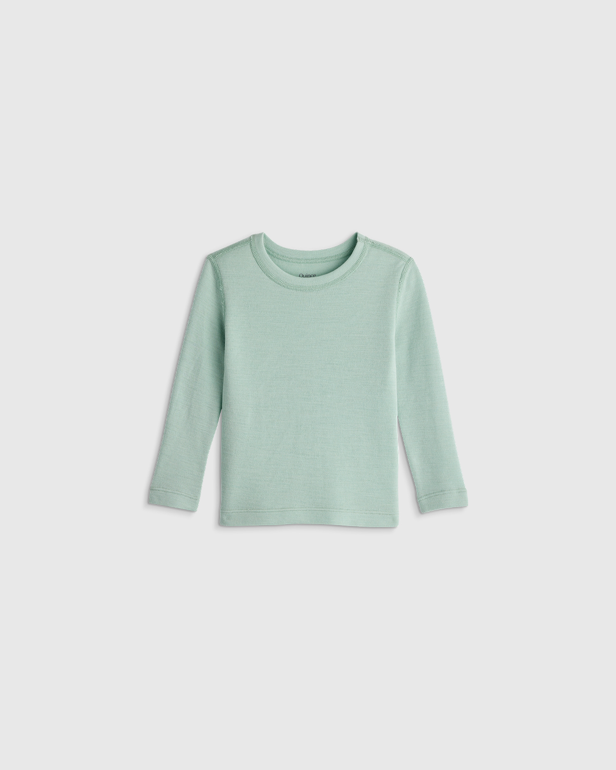 U--1134 BABY 100 Merino Wool All-Season Base Layer Long Sleeve and Legging Set Sea Dream 16141 CROPPED
