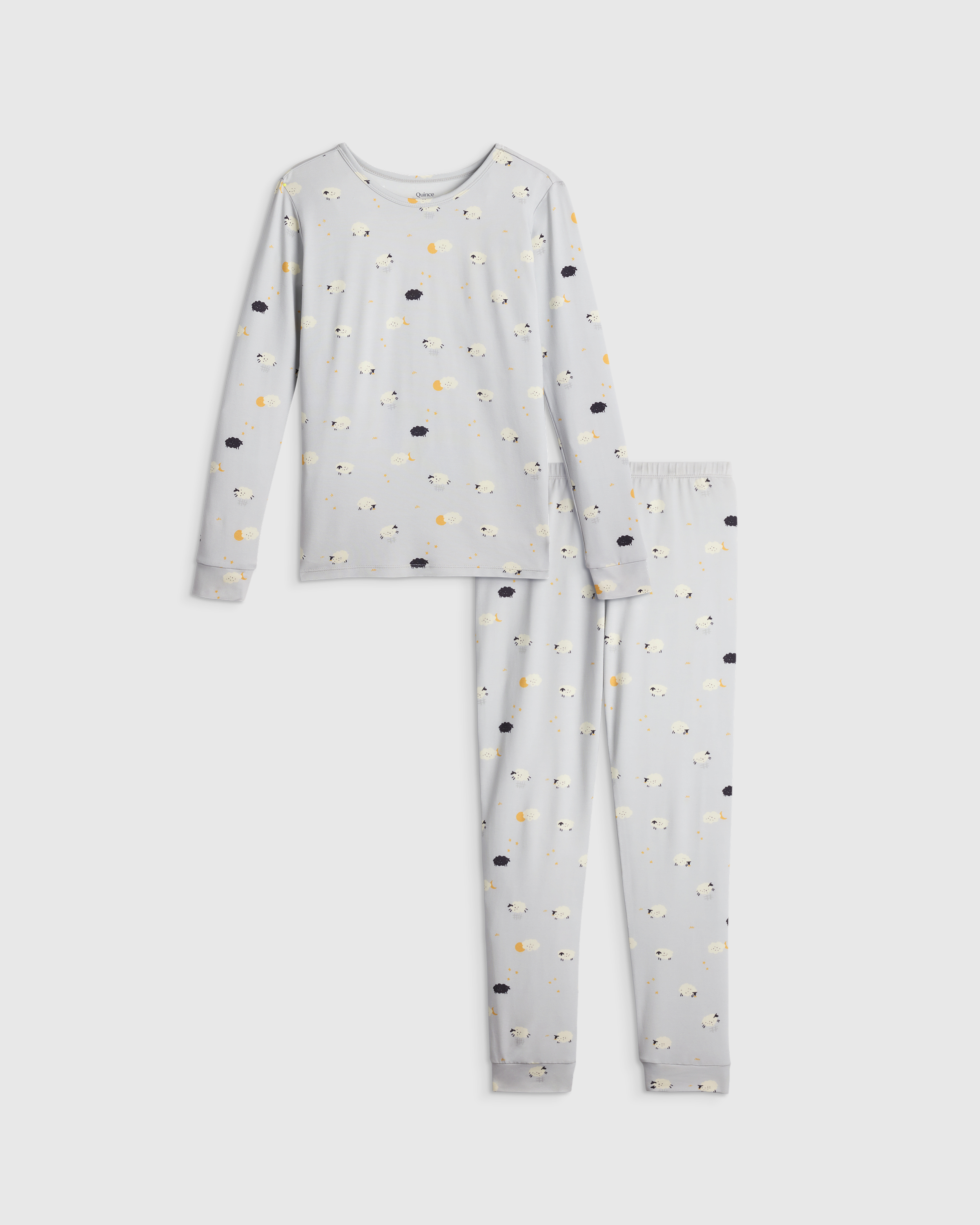 Little Sheep Bamboo Long Sleeve and Pant Pajama Set