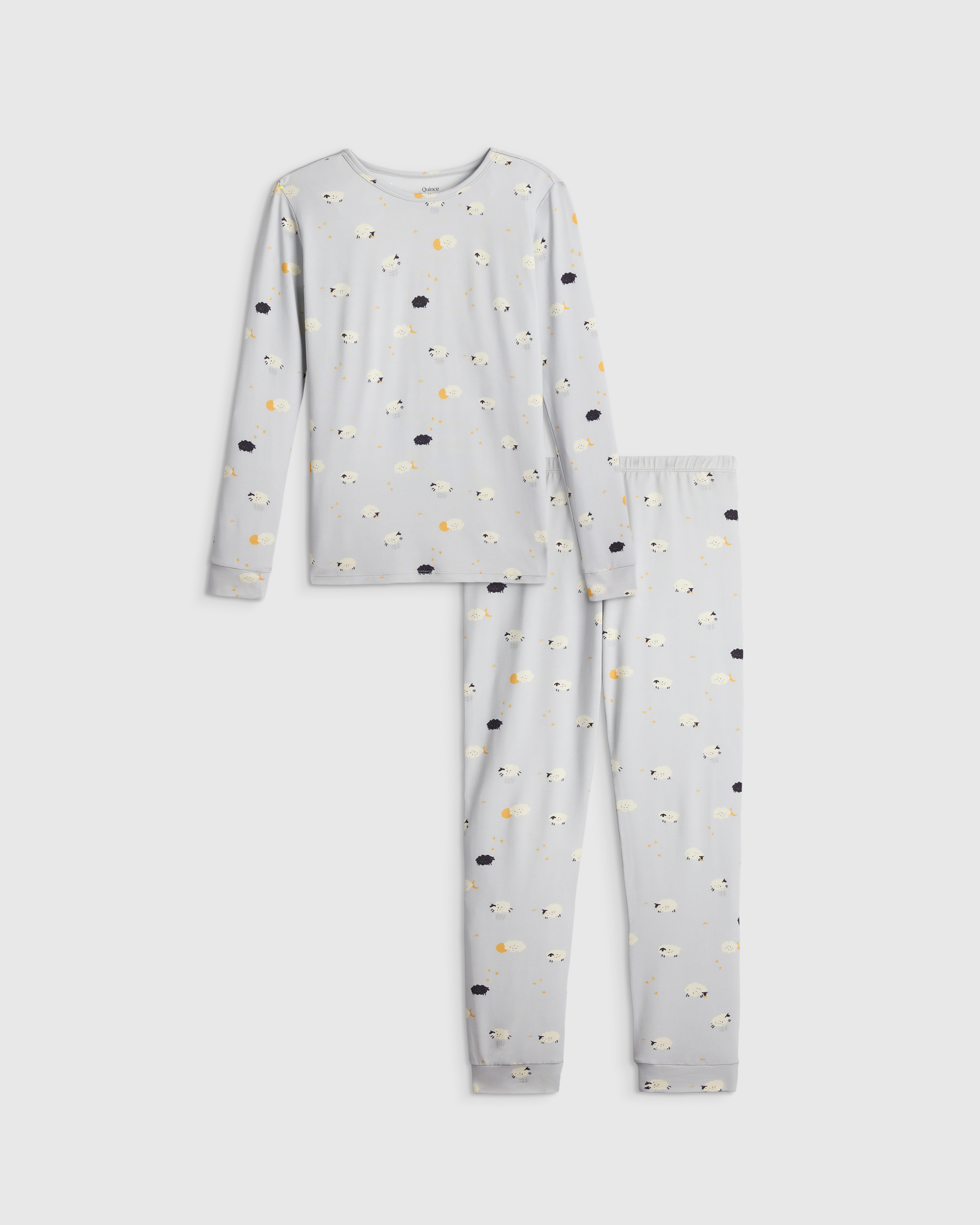Little Sheep Bamboo Long Sleeve and Pant Pajama Set