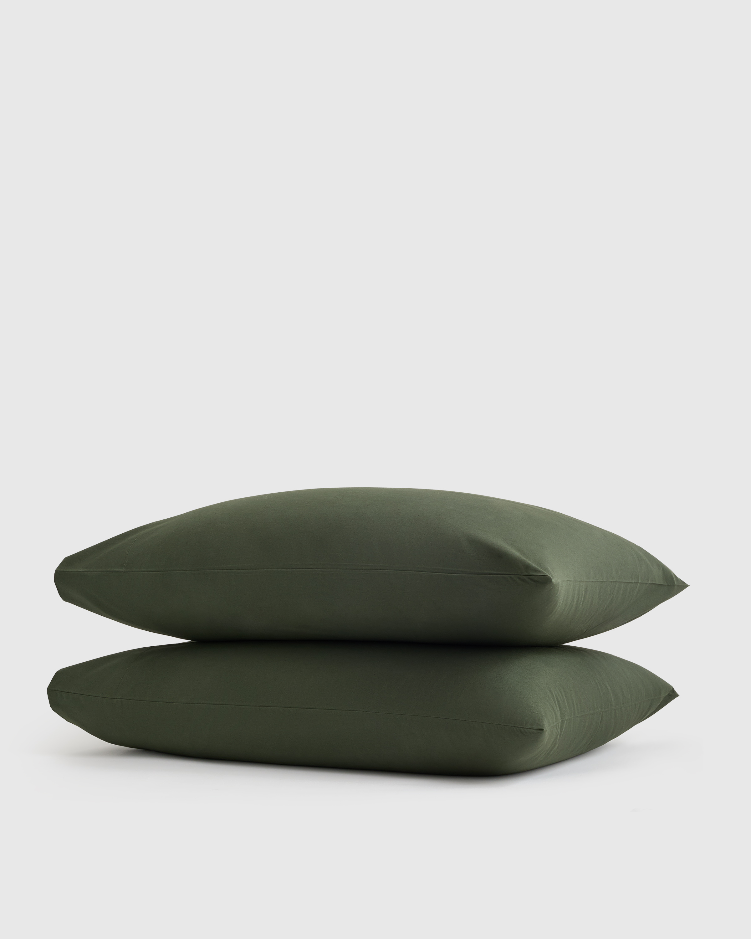 Pine Organic Crisp Percale Pillowcase Set