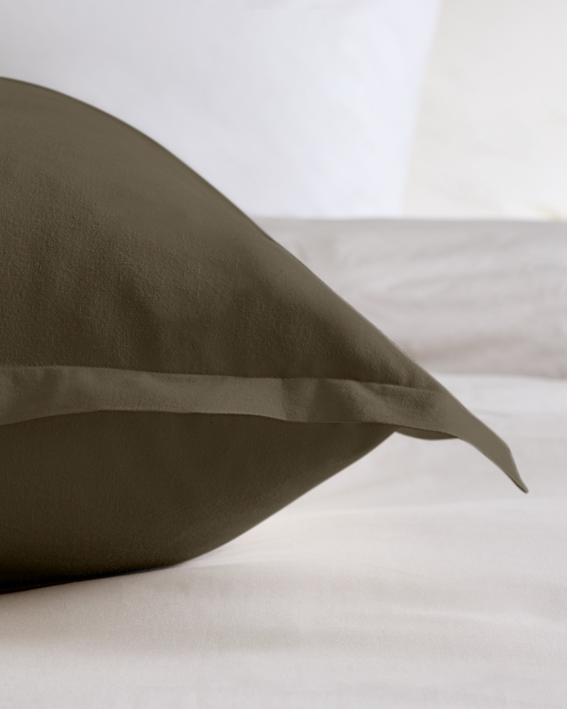 100% Organic Brushed Cotton Euro Sham - thumbnail 3