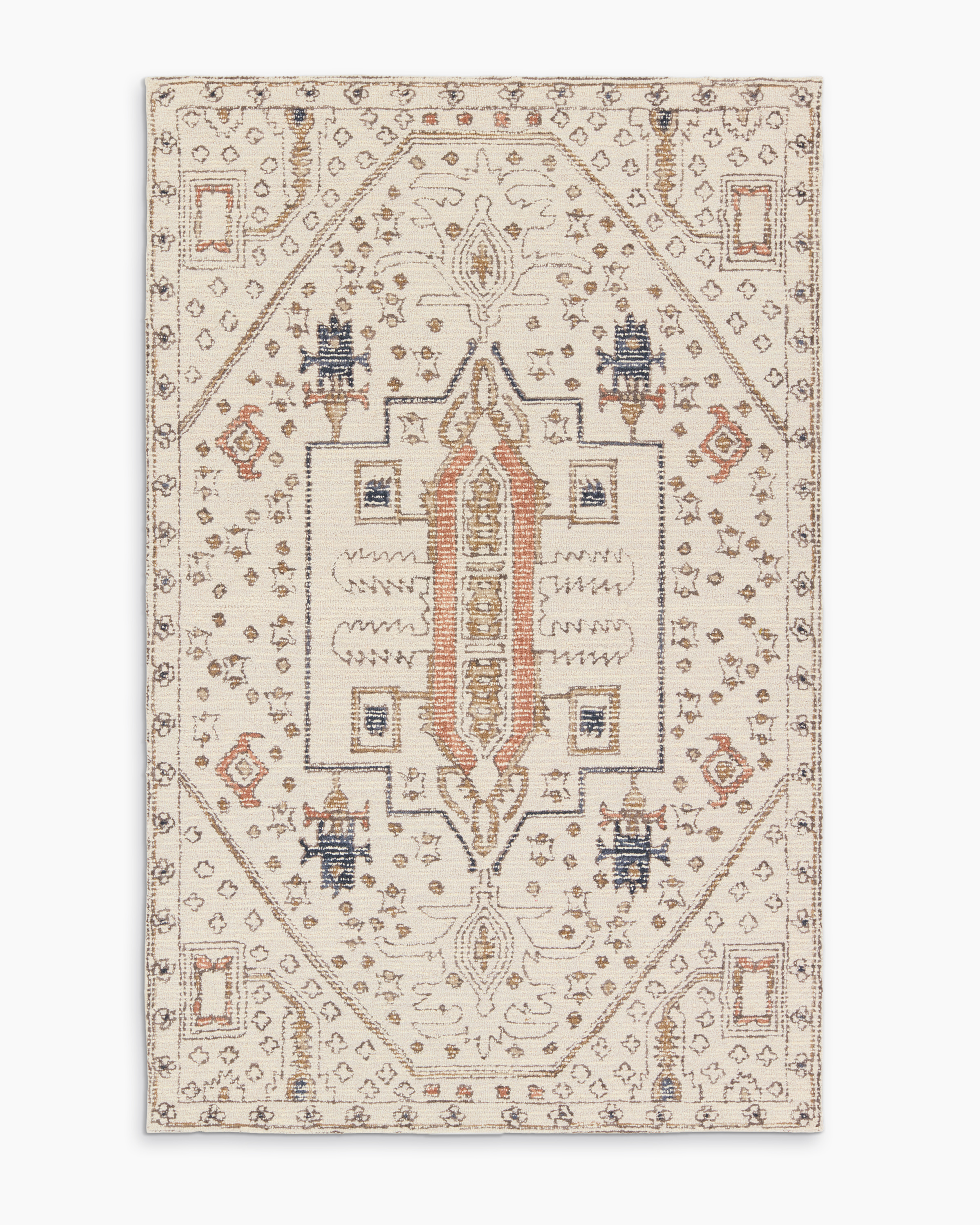 Beige Zadie Wool Rug