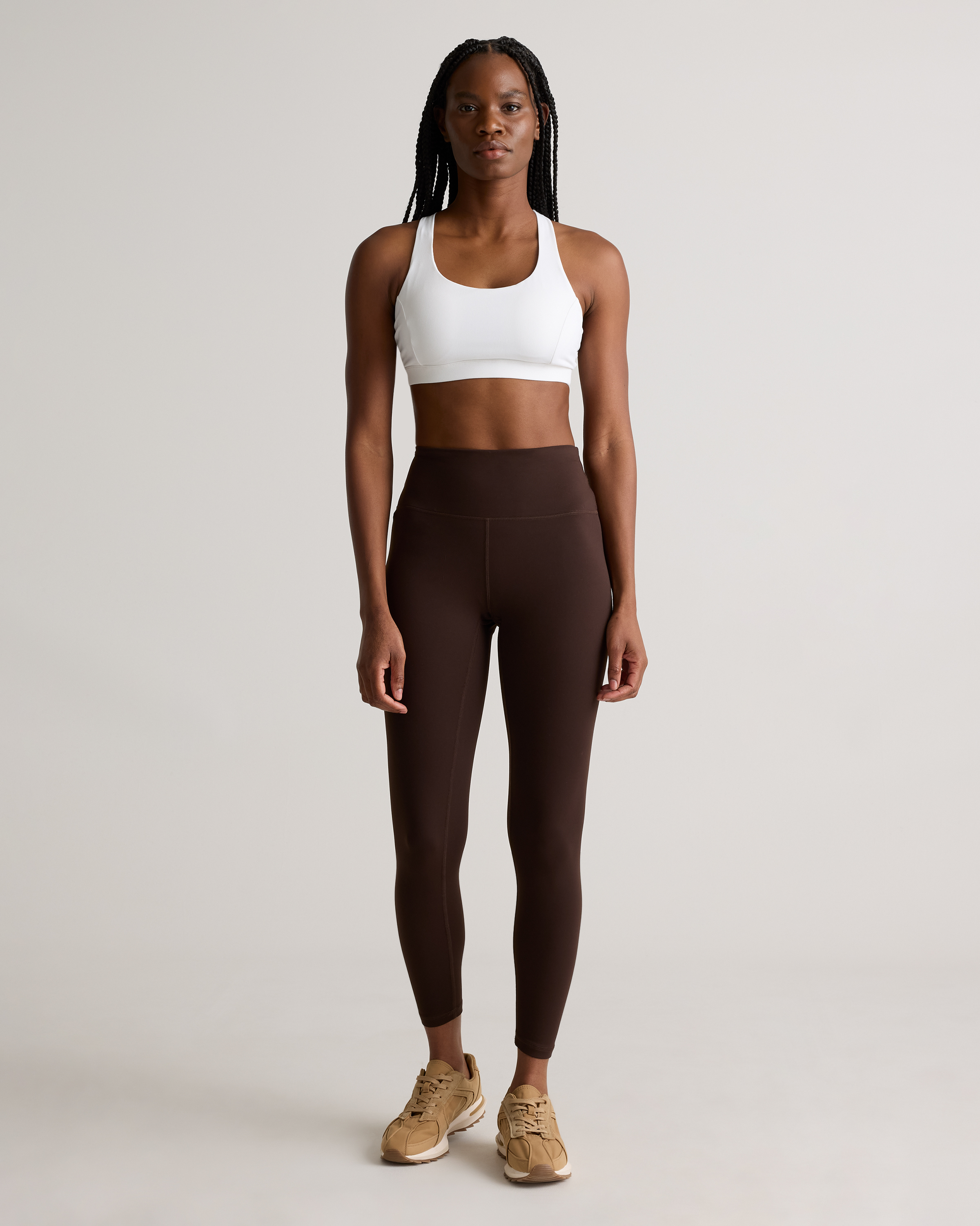 Power-Up High-Rise Training Legging in Espresso