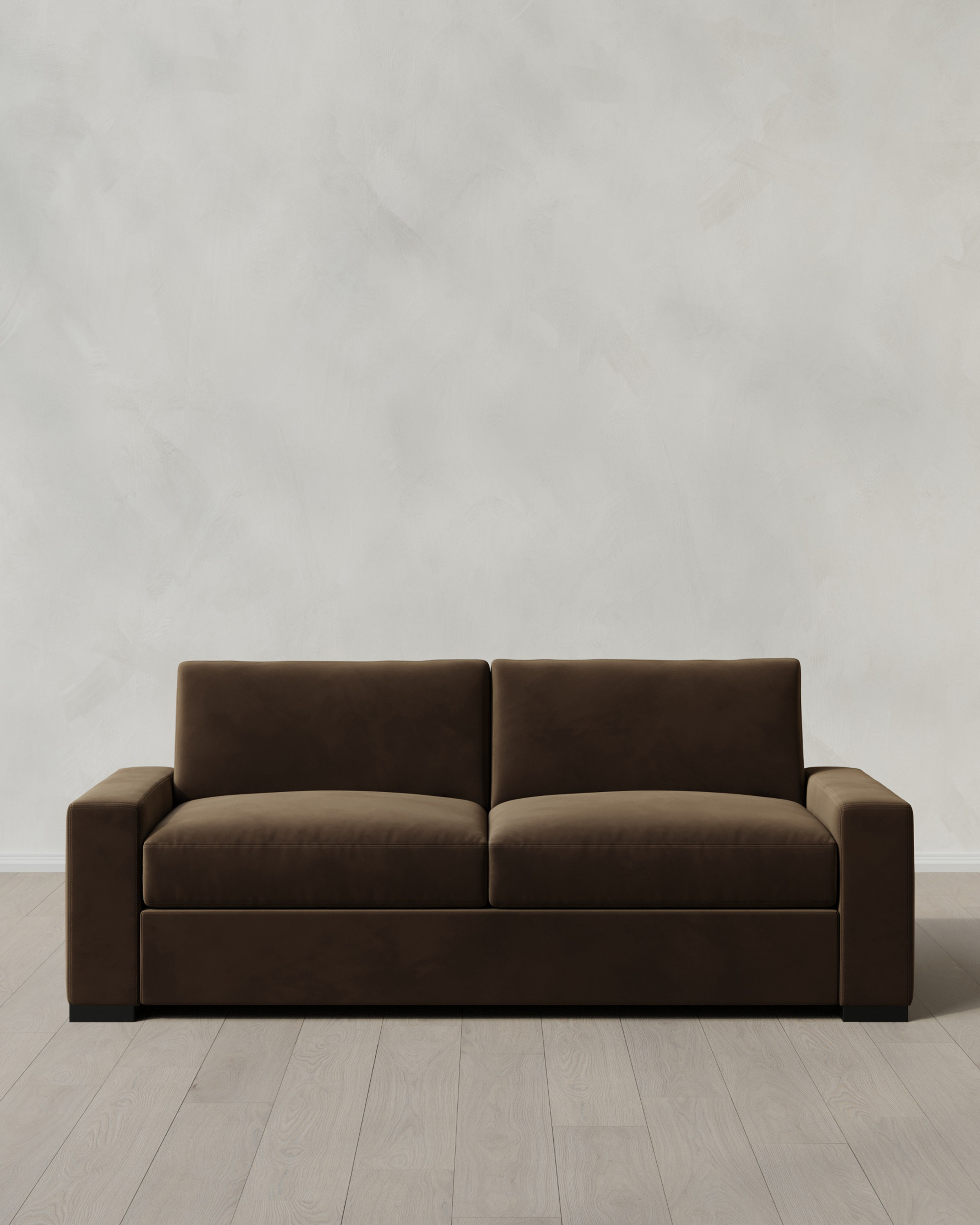 Sable Stillman Sleeper Sofa in Performance Velvet