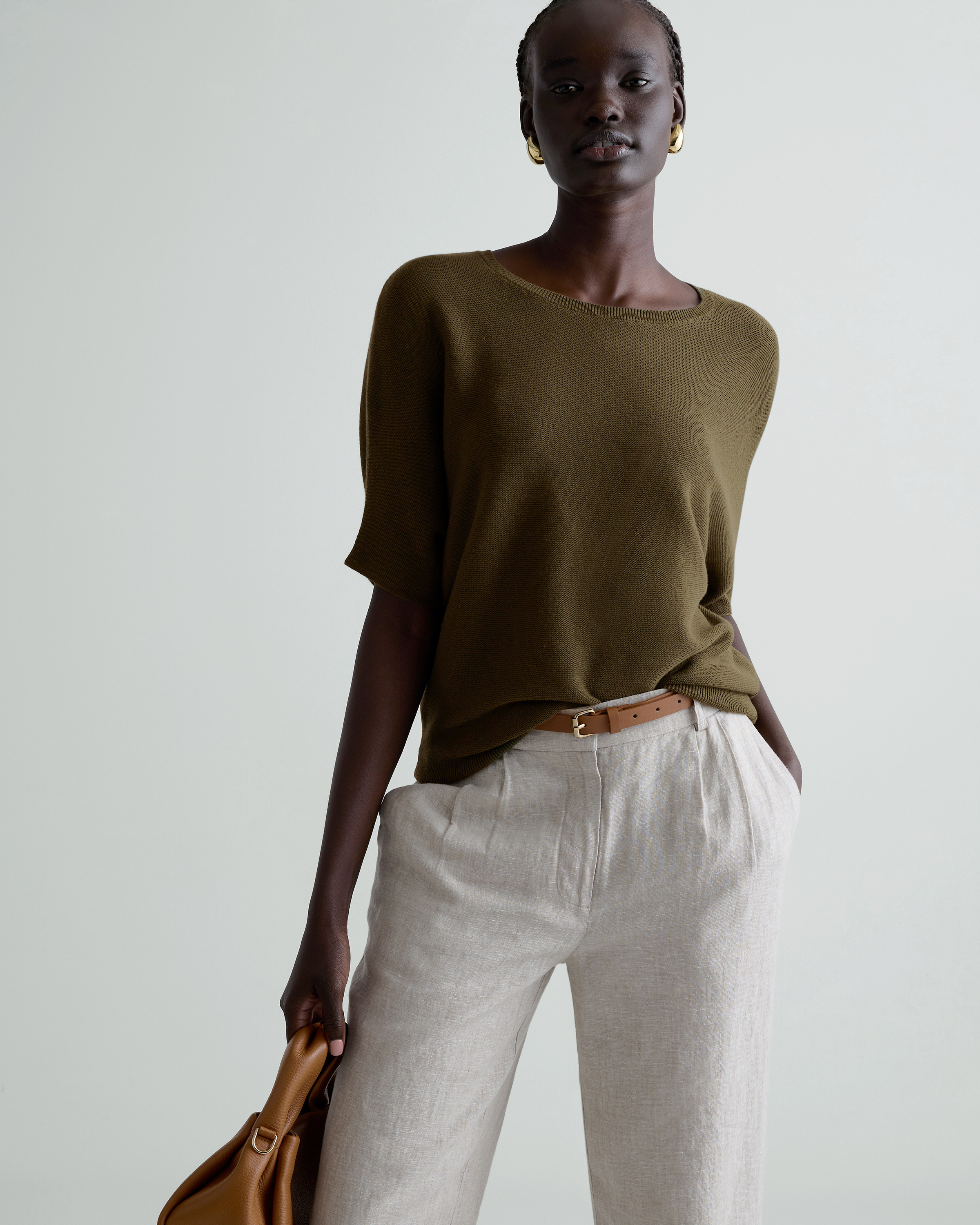 【iNtimite】Cardbord Dolman Knit Dolman Sleeve Sweater | NIC+ZOE