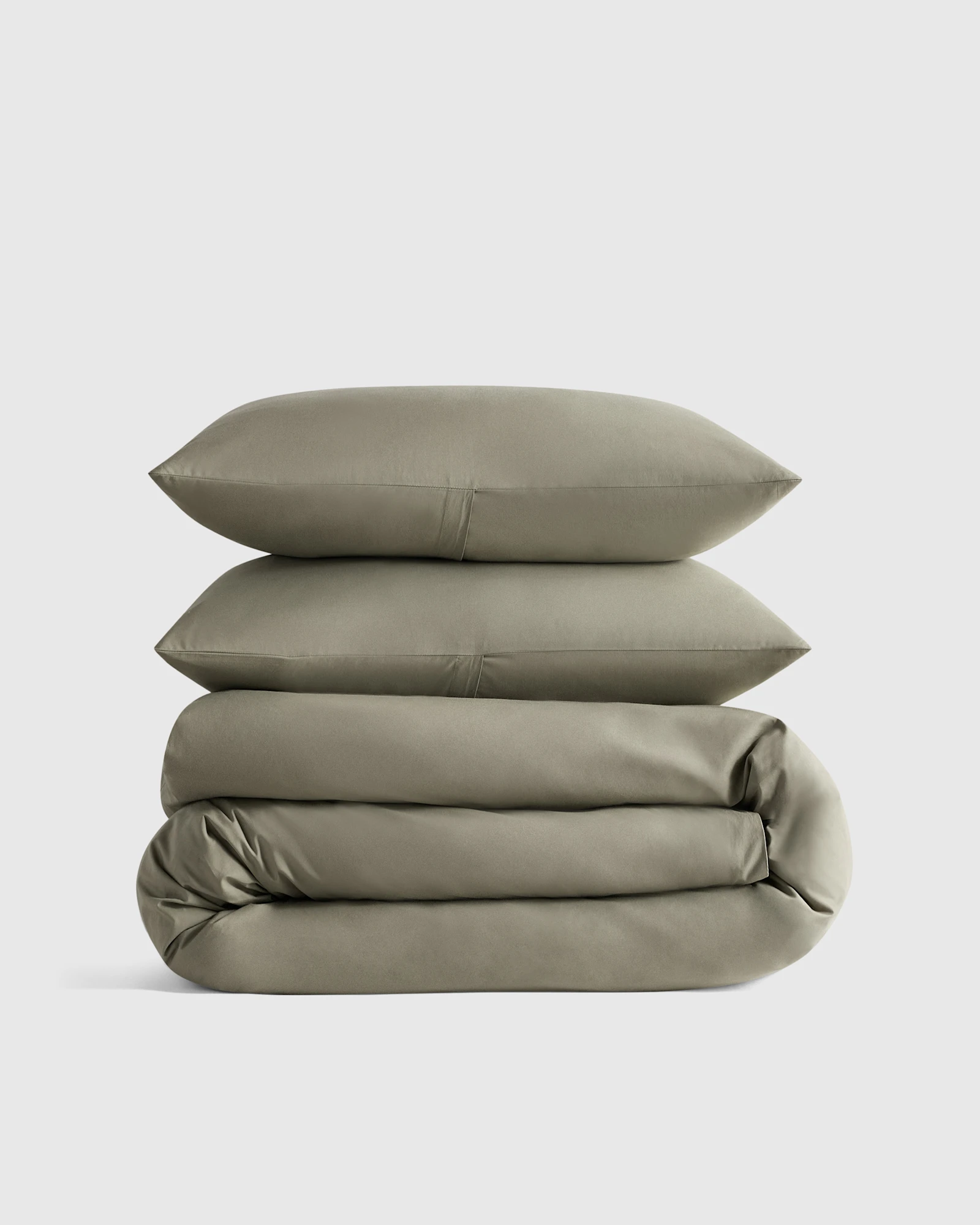 Organic Crisp Percale Duvet Cover Set - King/Cal King