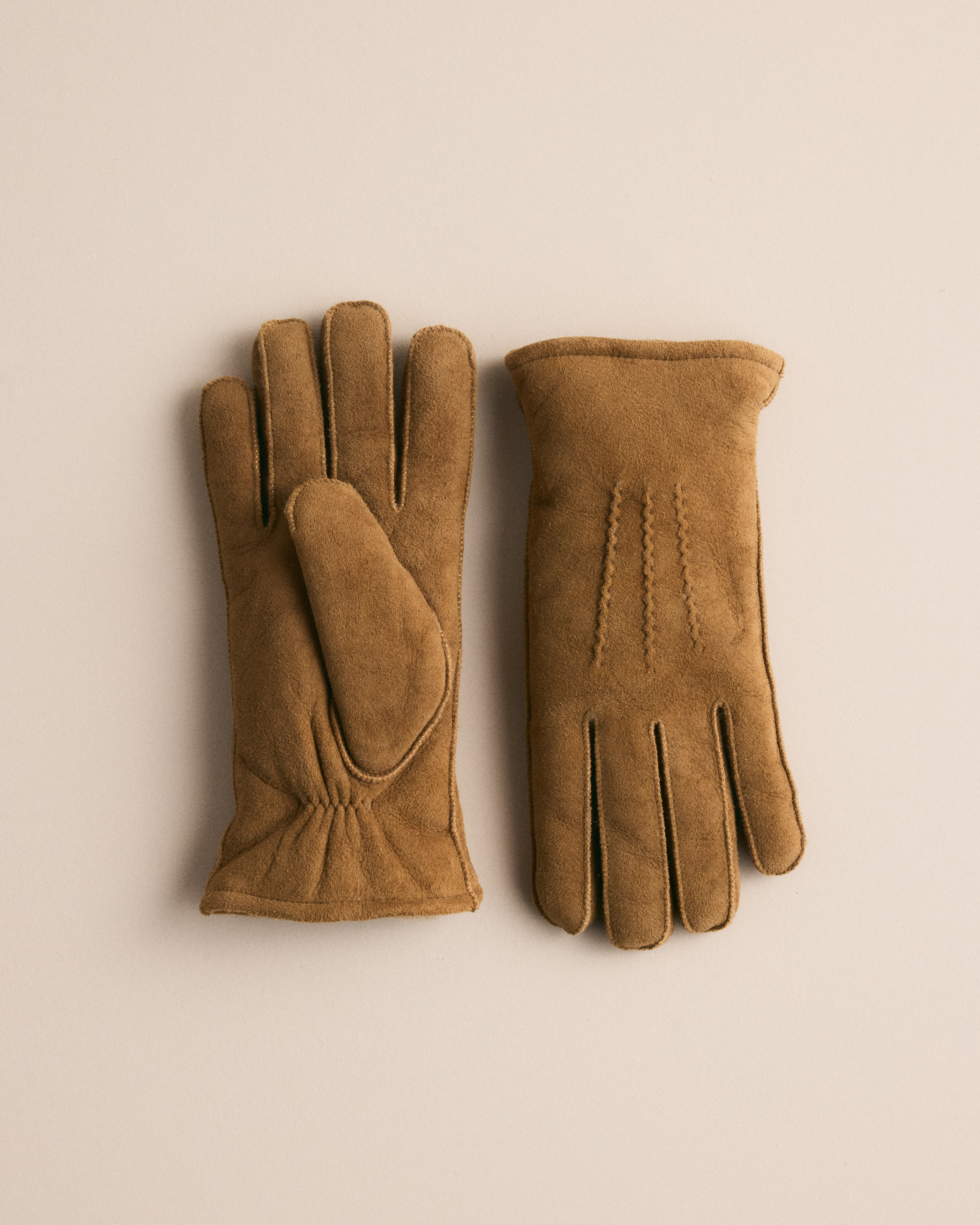 Pecan 100% Australian Shearling Gloves