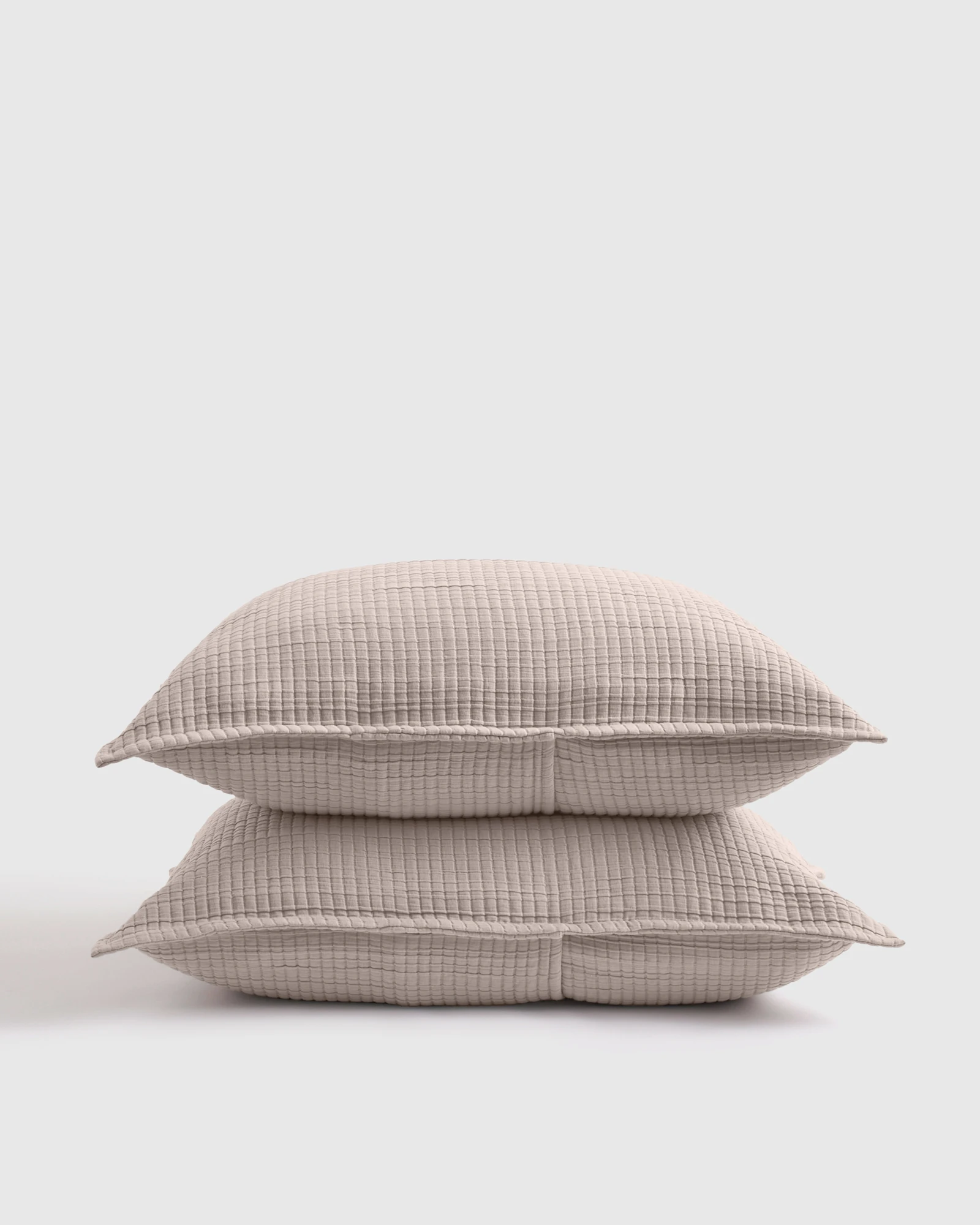 100% Organic Ribbed Cotton Shams