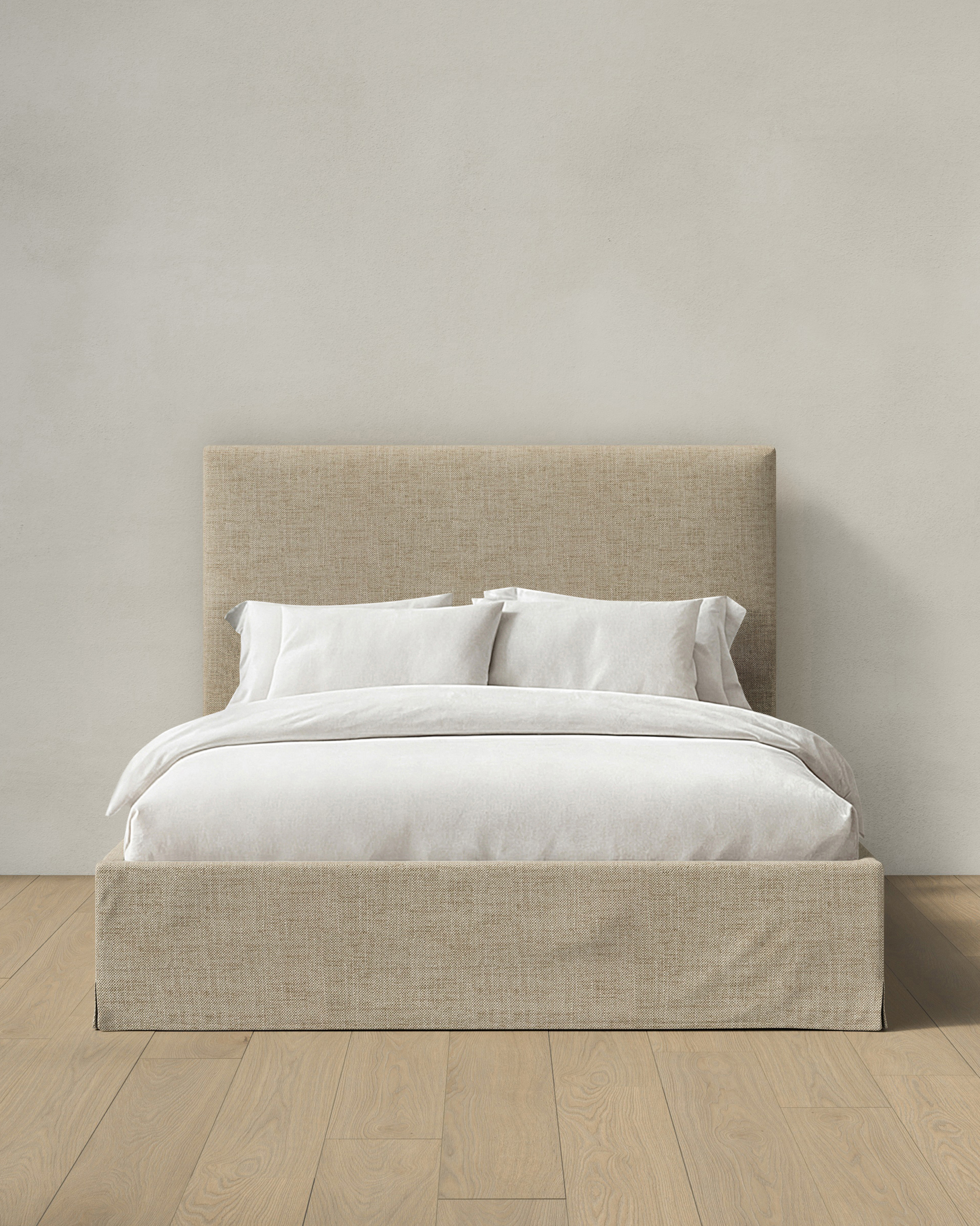 Flax Slipcover Bed in 100% Linen