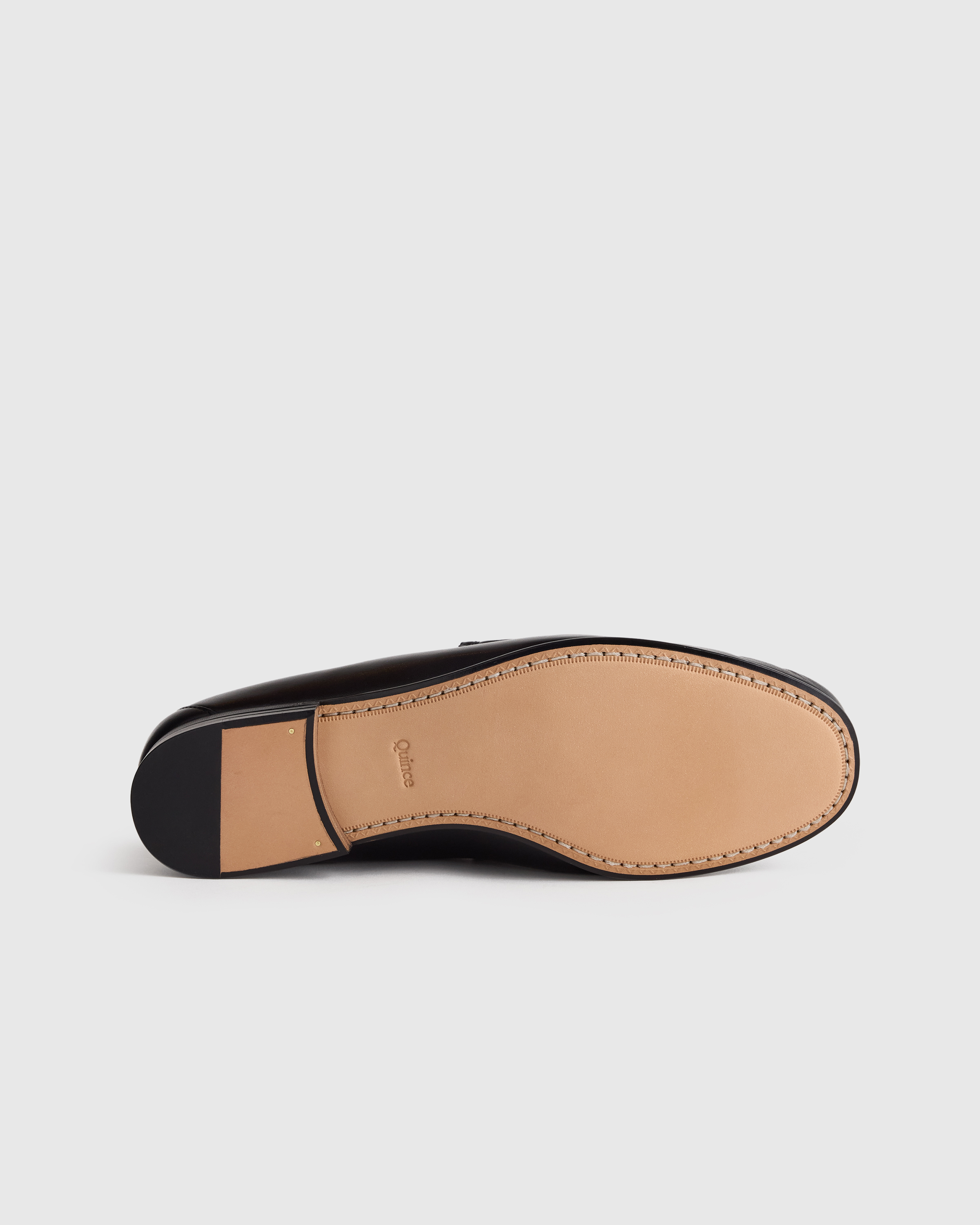Quince Calfskin Leather Horsebit Loafers Black Size 13 New in Box Calfskin Leather Penny Loafer in Black main image 3