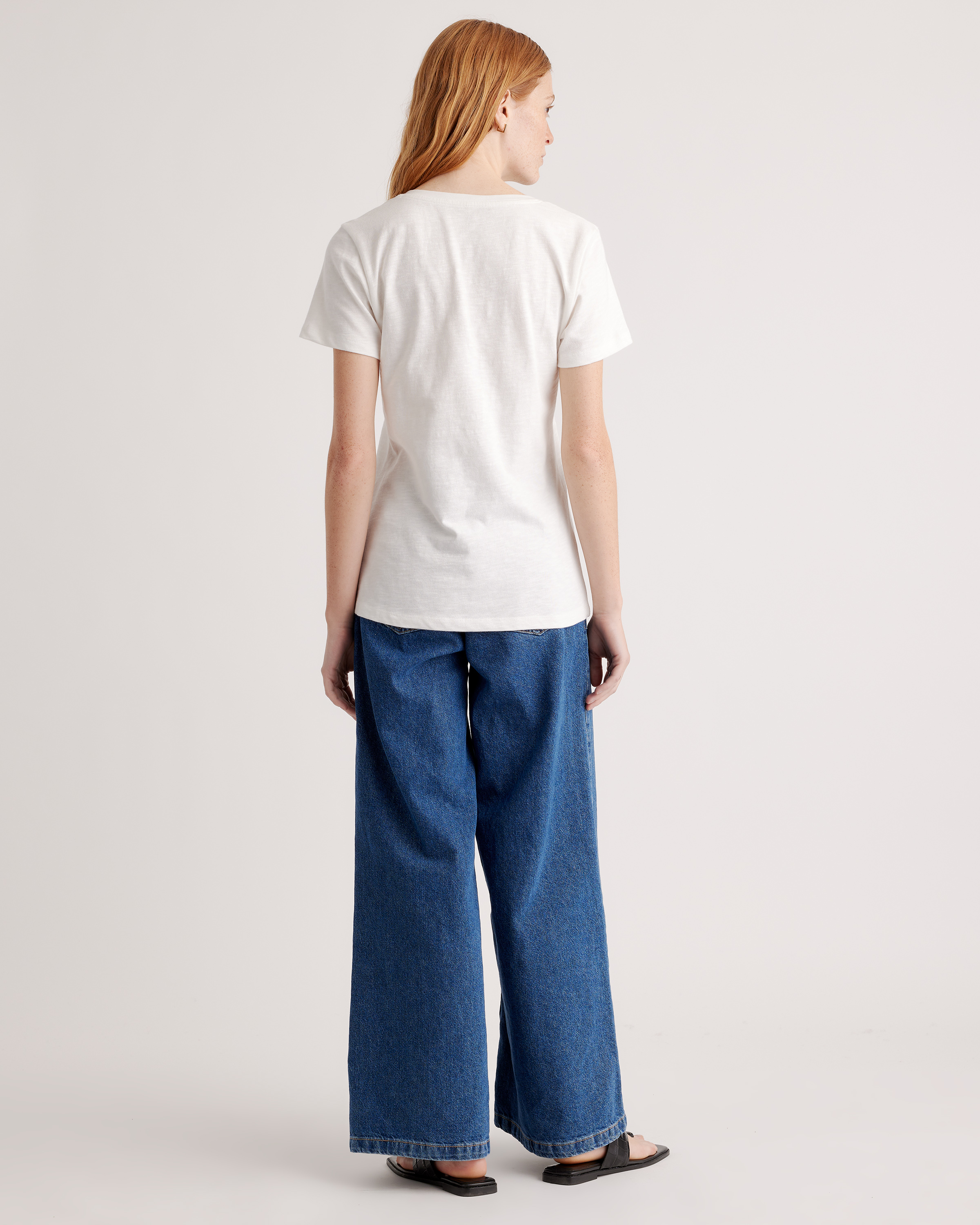 Cotton Modal Scoop Neck Tee 3 Pack Bundle | Quince