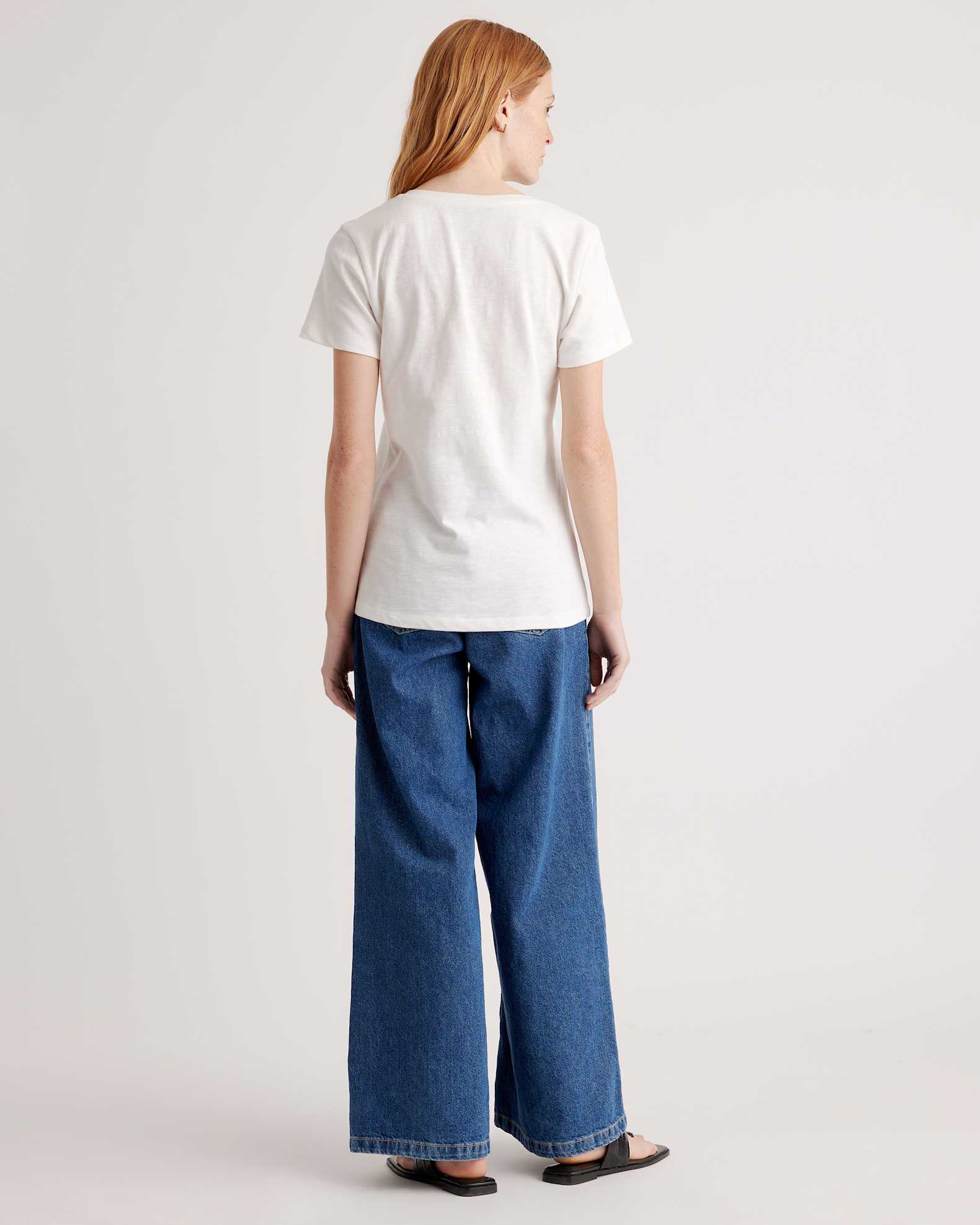 Cotton Modal Scoop Neck Tee 3 Pack Bundle | Quince