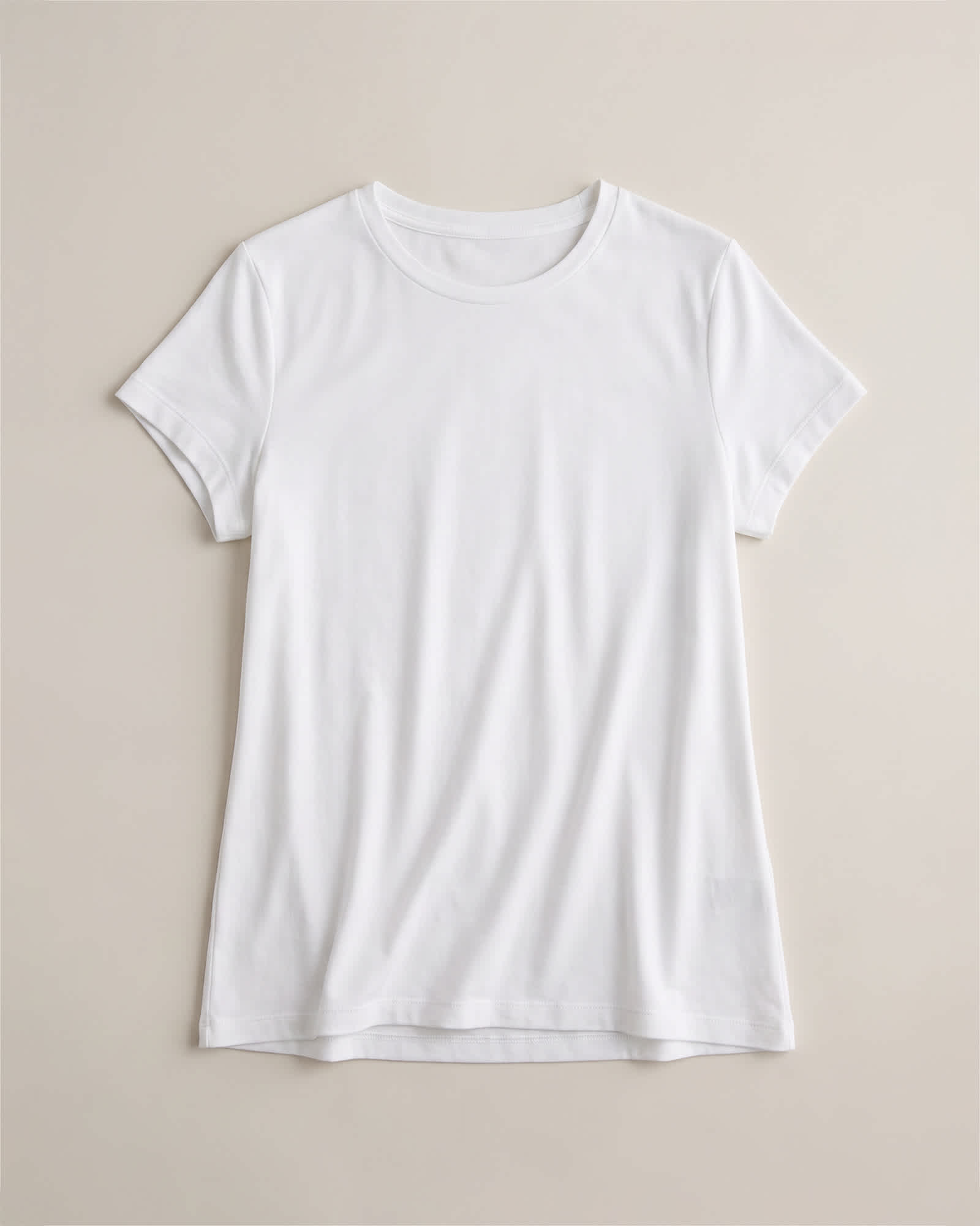 Cotton Modal Crew Neck Swing Tee