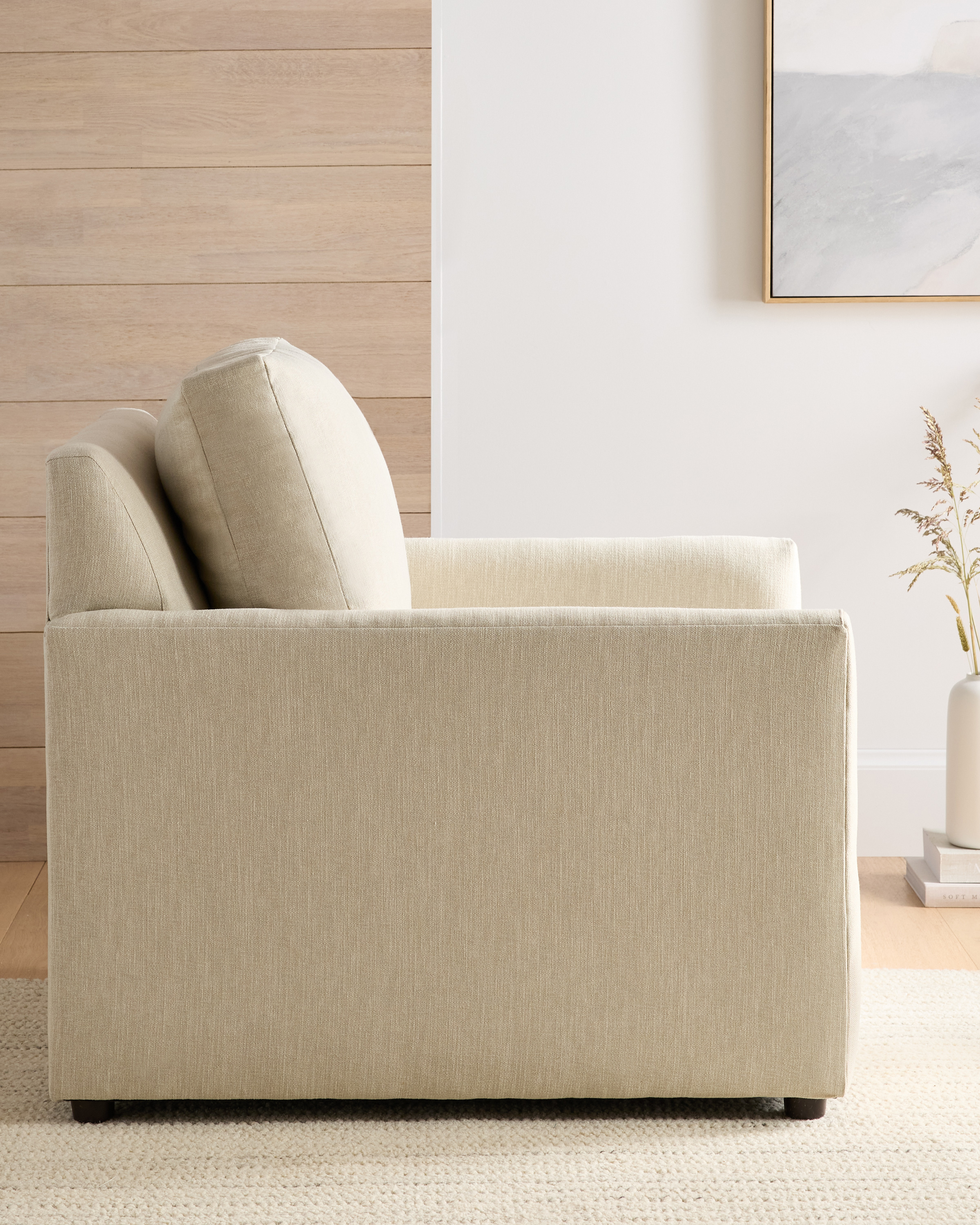 Brennan Performance Basketweave Accent Chair - Thumbnail 5