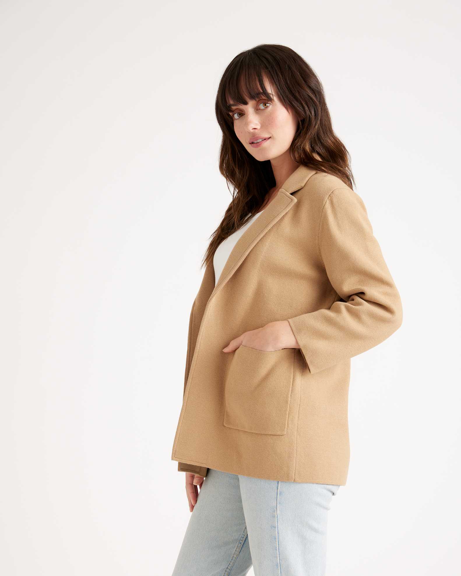 100% Organic Cotton Knit Blazer