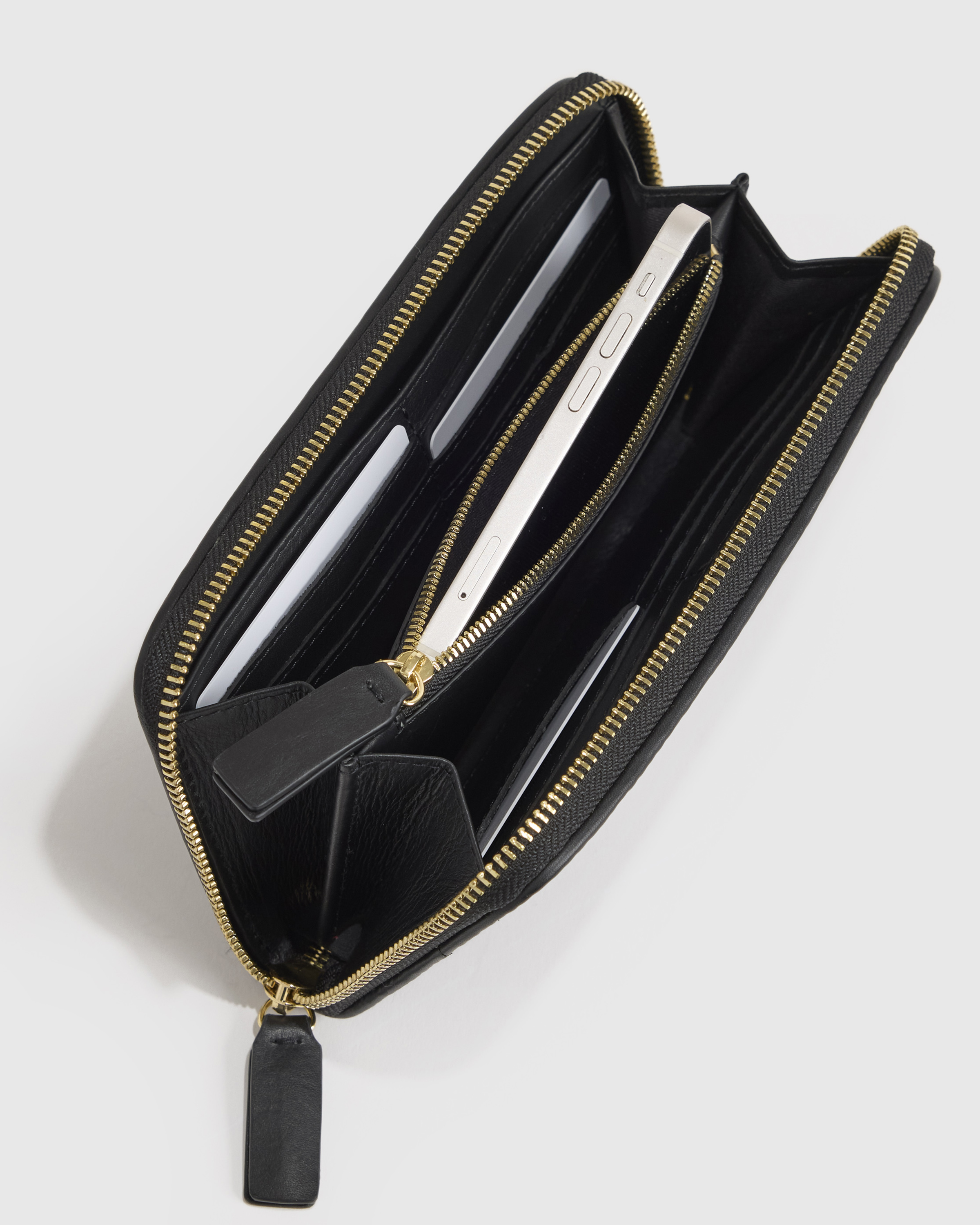 Italian Leather Handwoven Continental Wallet | Quince Canada