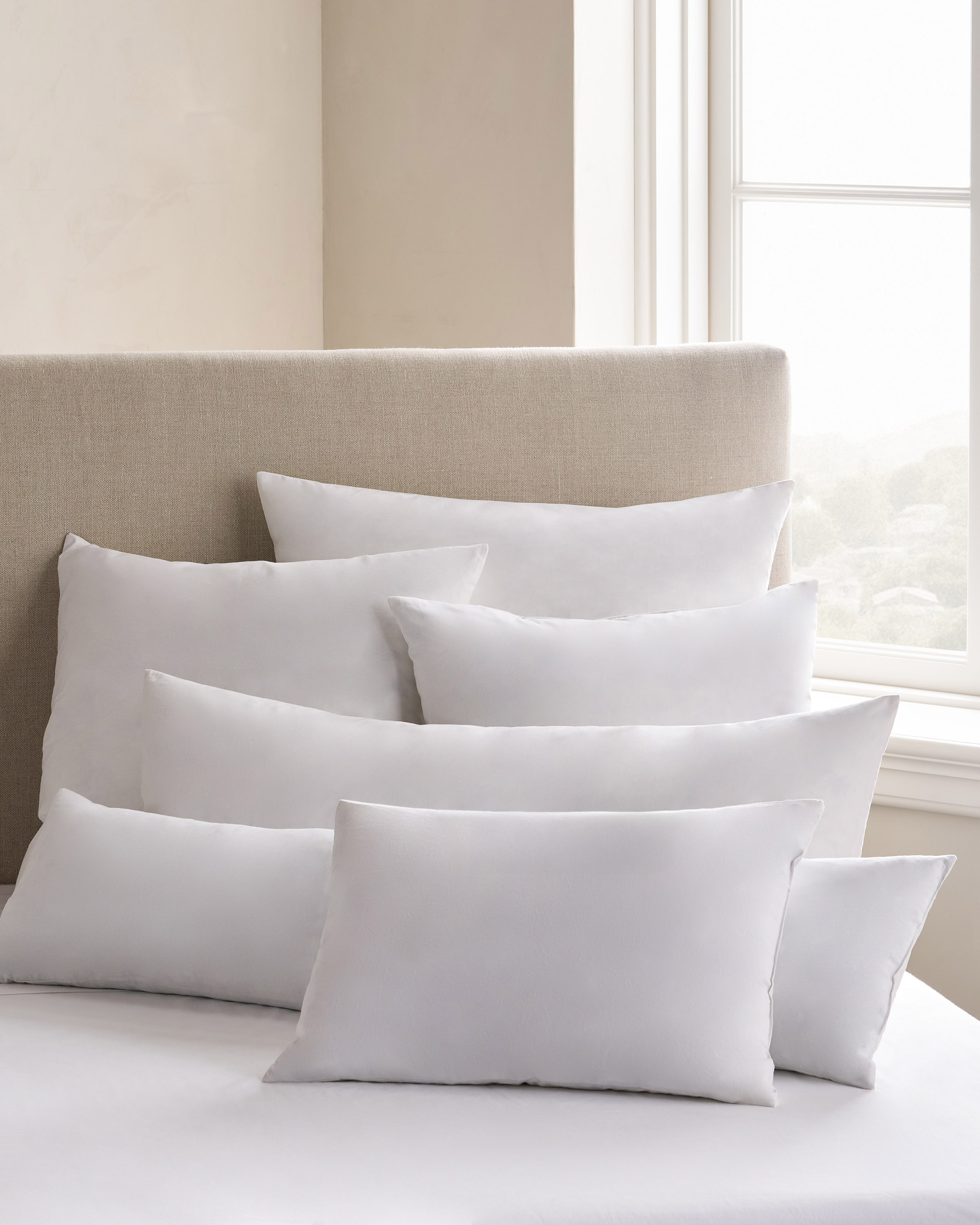 Premium Feather Pillow Insert (Set of 2) - 26x26