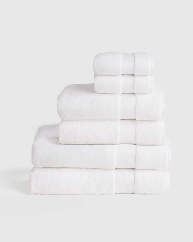 White Turkish Ultra Plush Deluxe Bath Bundle