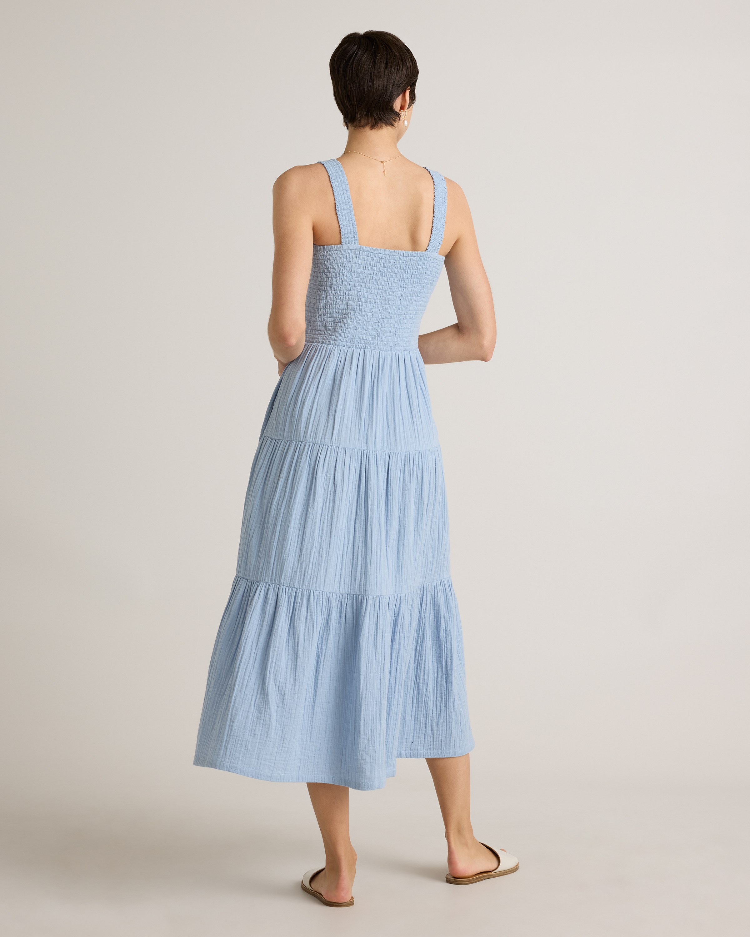 drop waist sleeve dress Cinder Bruna Drop Waist Midi Dress