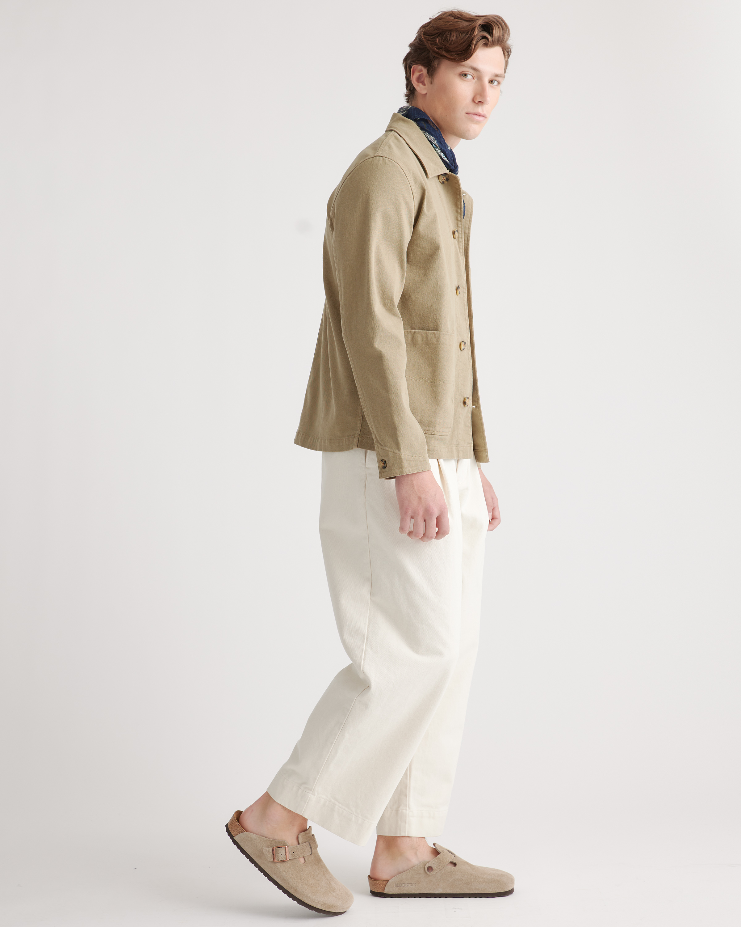 LINEN CROPPED CHORE JACKET【Mサイズ】 Amazon.com: IMEISH Women's Jackets Linen Cropped Jacket