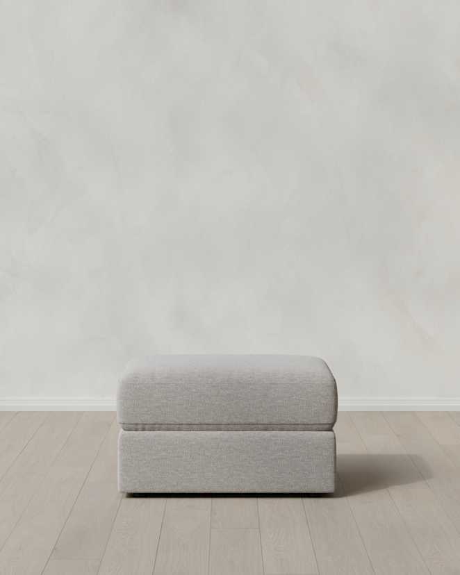 Chunky Arm Deep Seat Ottoman and a Half 28 Bru Colourwash Fog