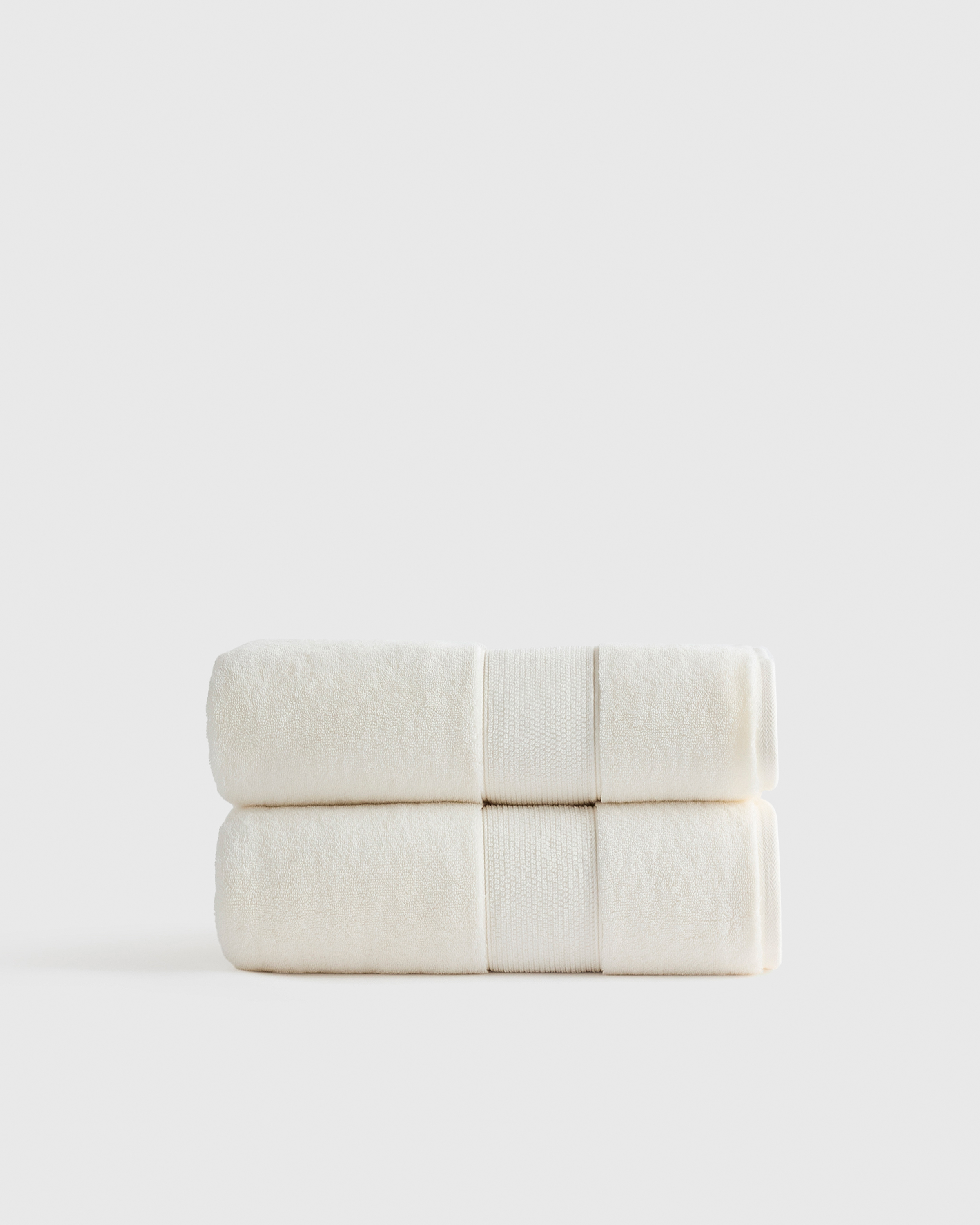 Ivory Classic Organic Turkish Cotton Bath Towel (Set of 2)
