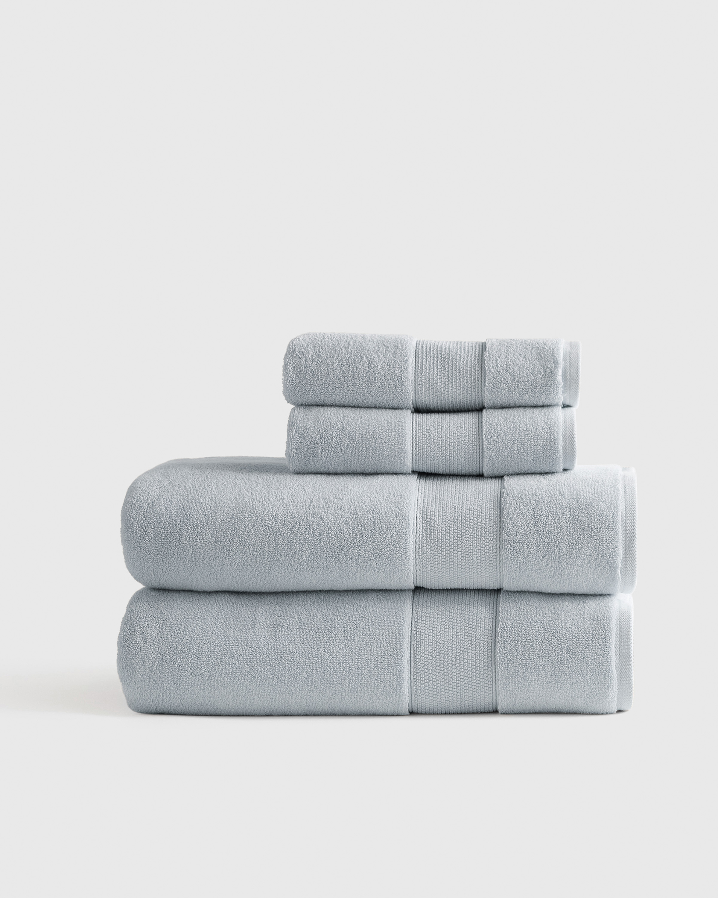 Hydrangea Classic Organic Turkish Cotton Bath Sheet Bundle (4 pieces)