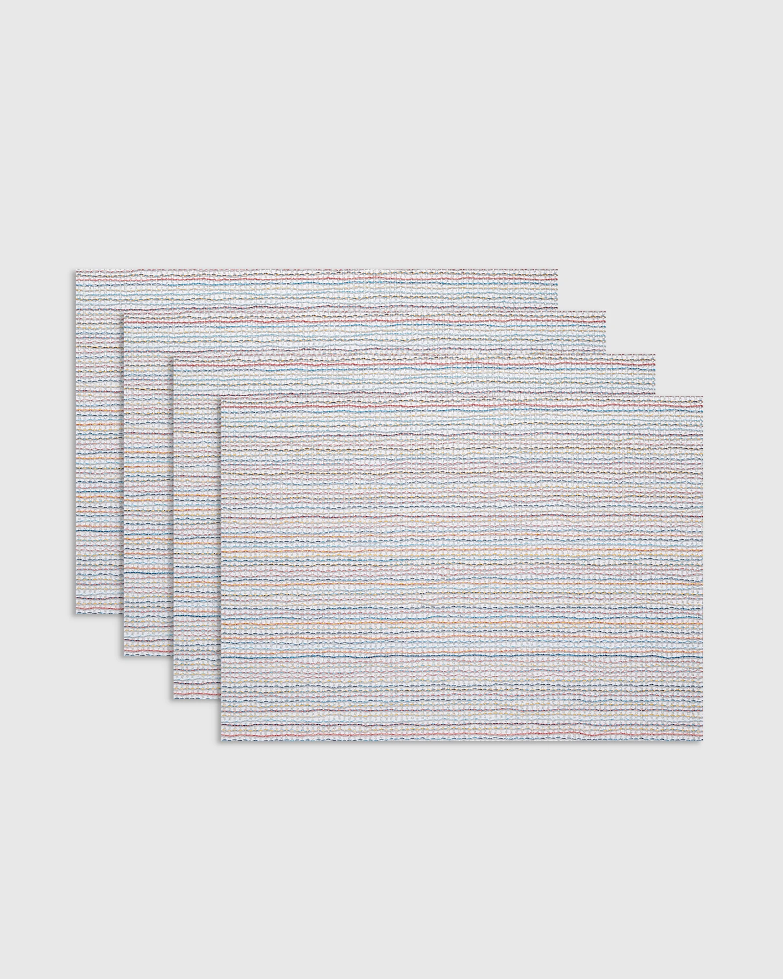 Lattice Easy-Care Rectangular Placemat, Set of 4 by Chilewich in Sorbet