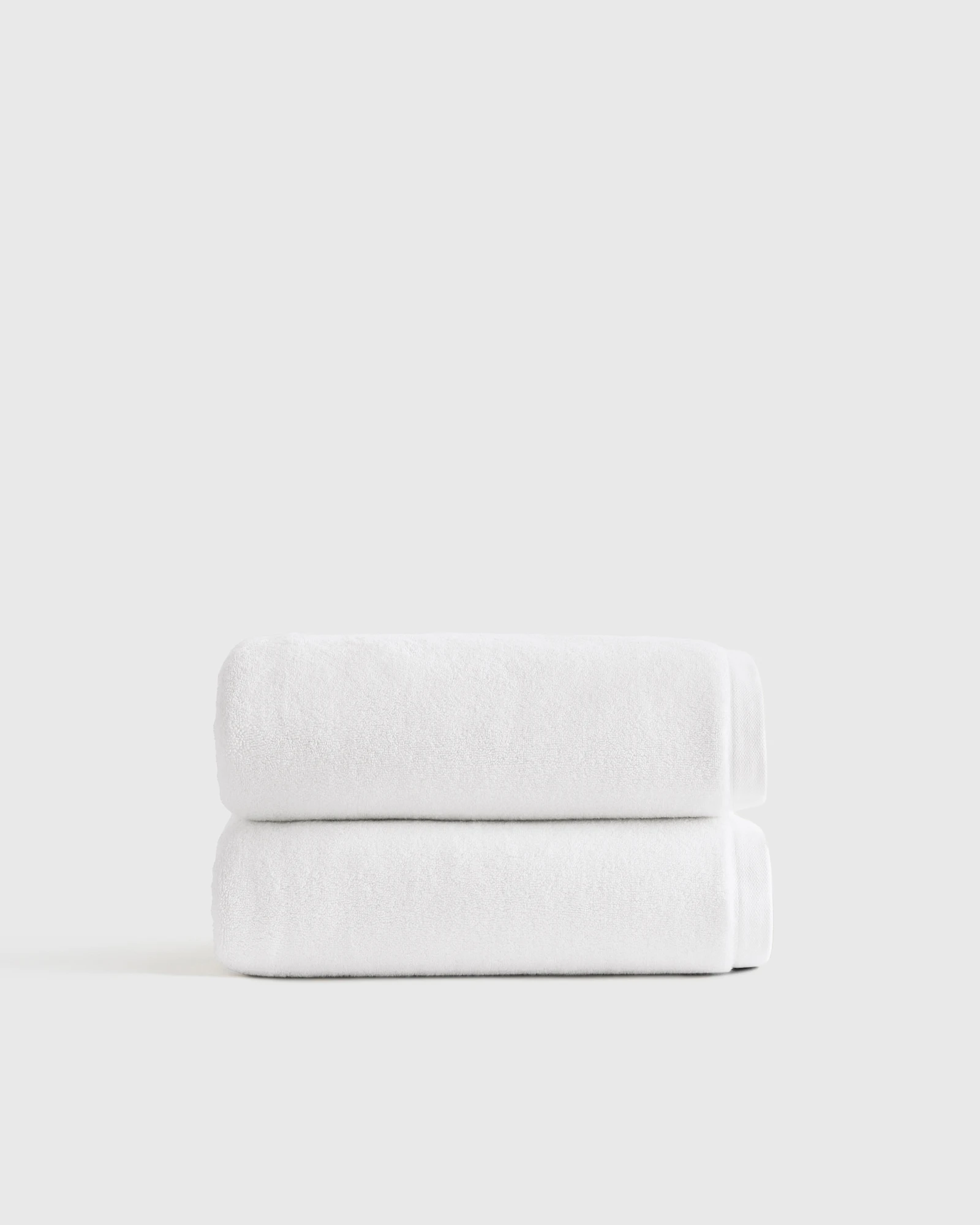 Plush Organic Turkish Cotton Bath Towel (Set of 2) - White