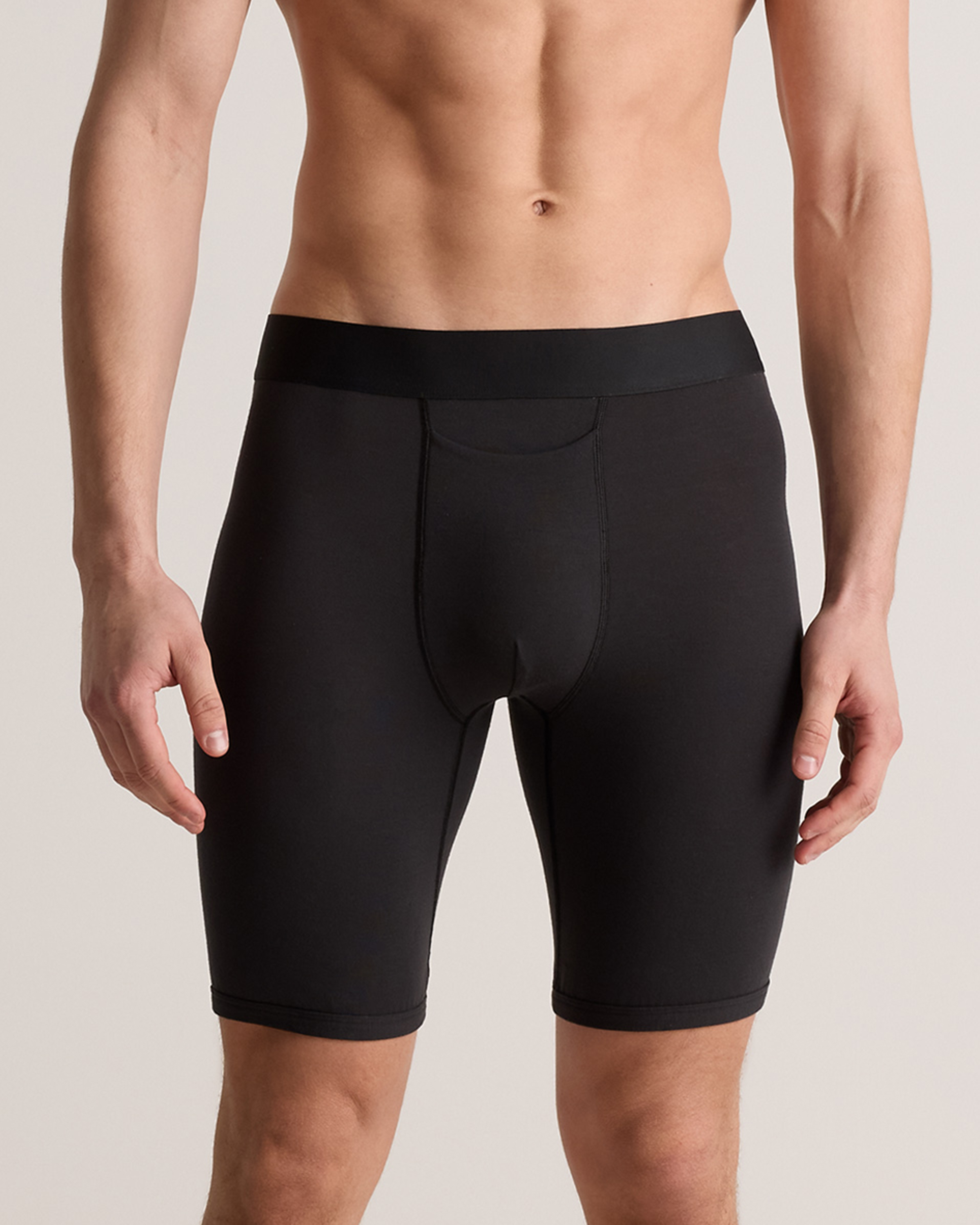 Black Micromodal 8" Boxer Brief (3-pack)