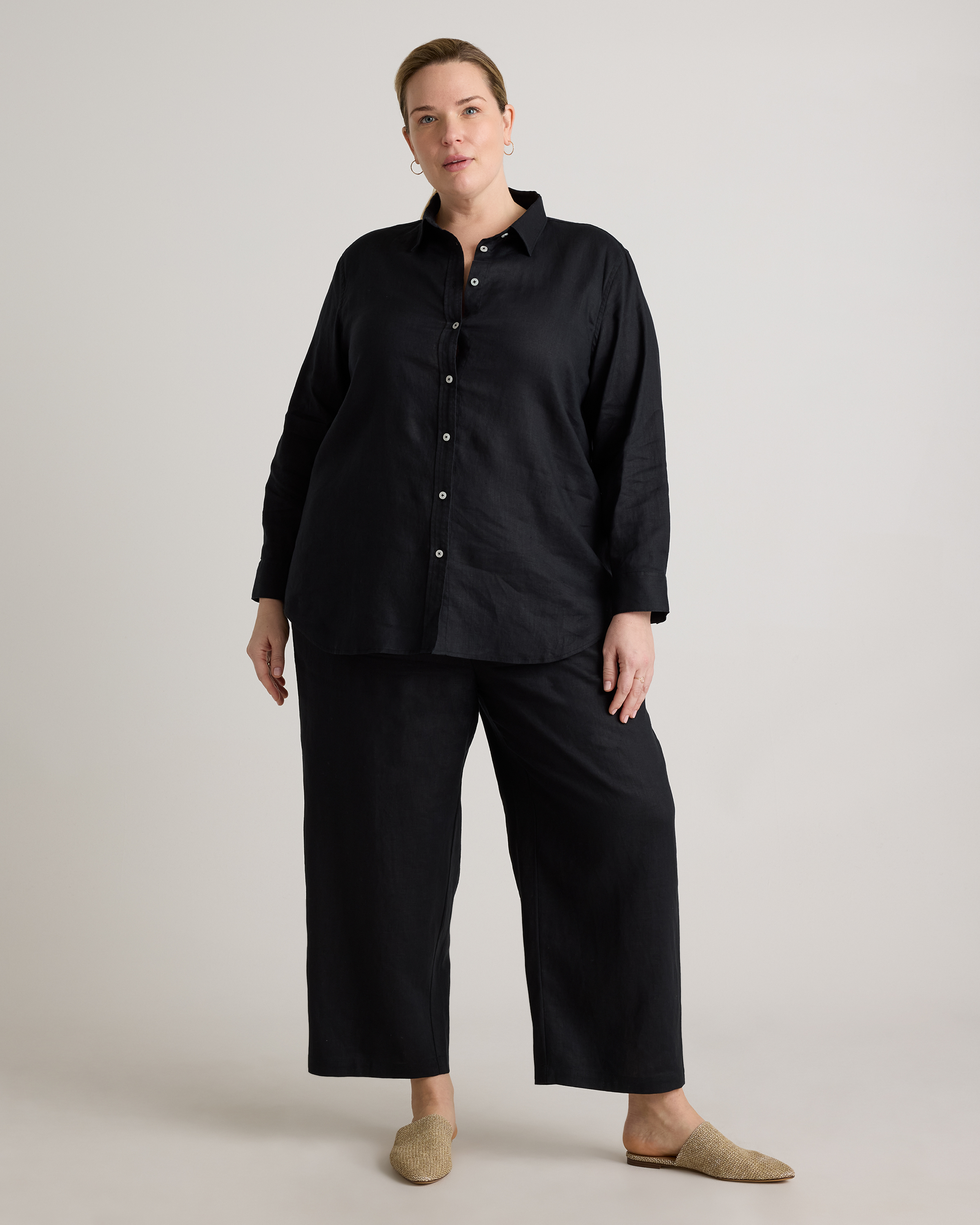 100% Organic Cotton Gauze Long Sleeve Shirt