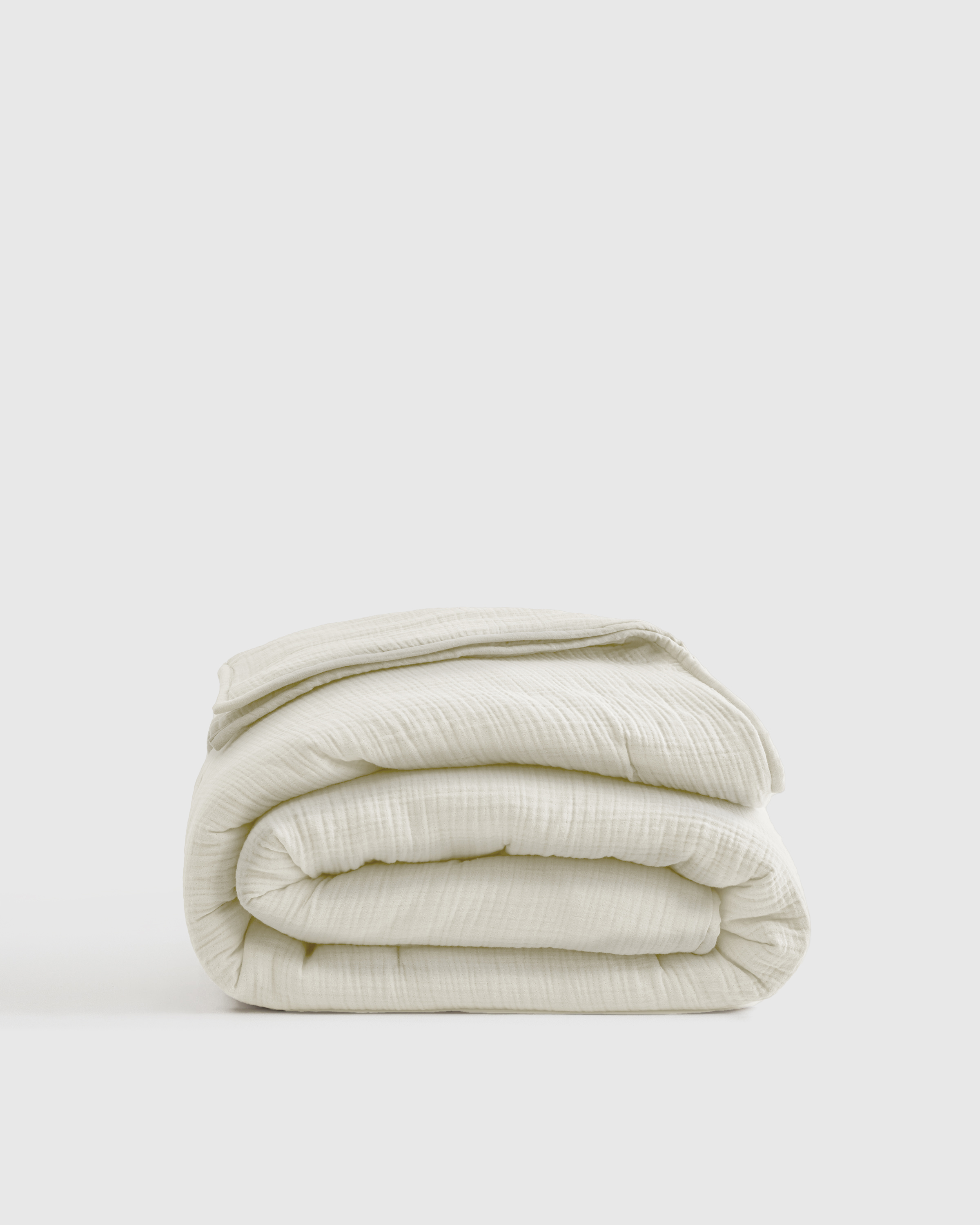 Ivory Organic Airy Gauze Dream Quilt