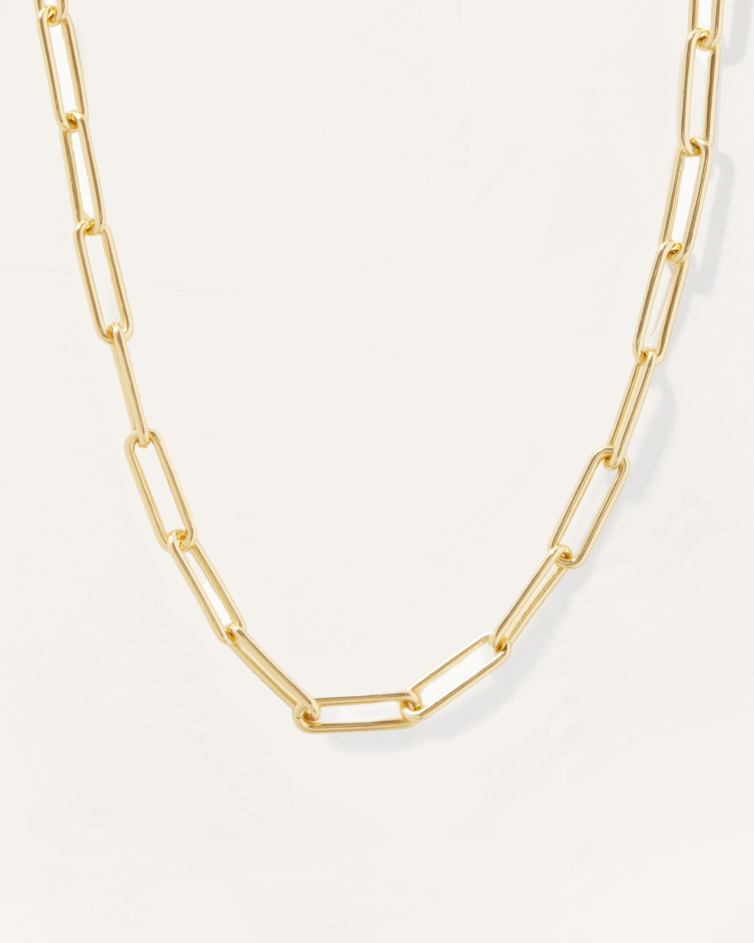 Gold Vermeil Bold Paperclip Chain Necklace