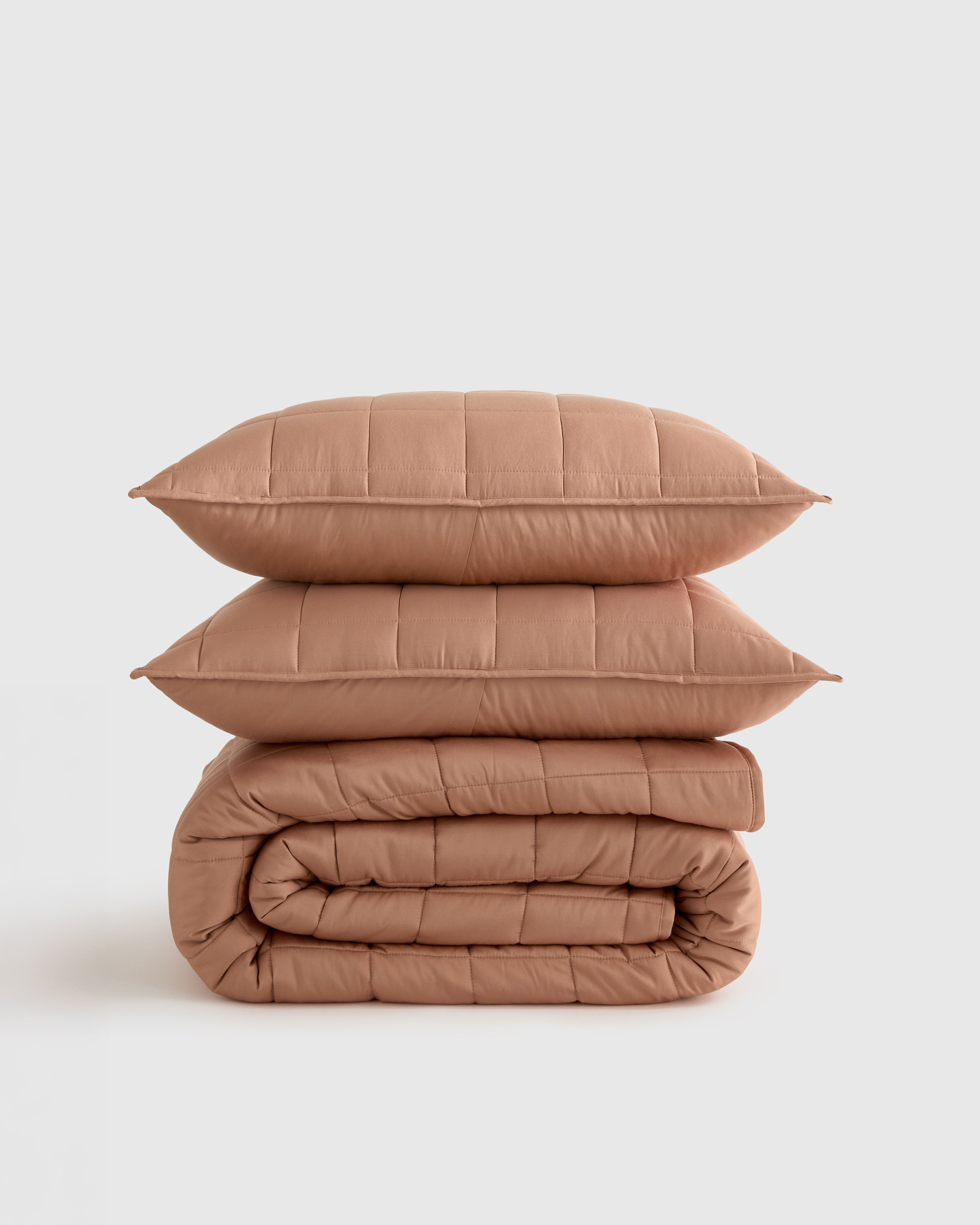 Clay Bamboo Box Quilt Set