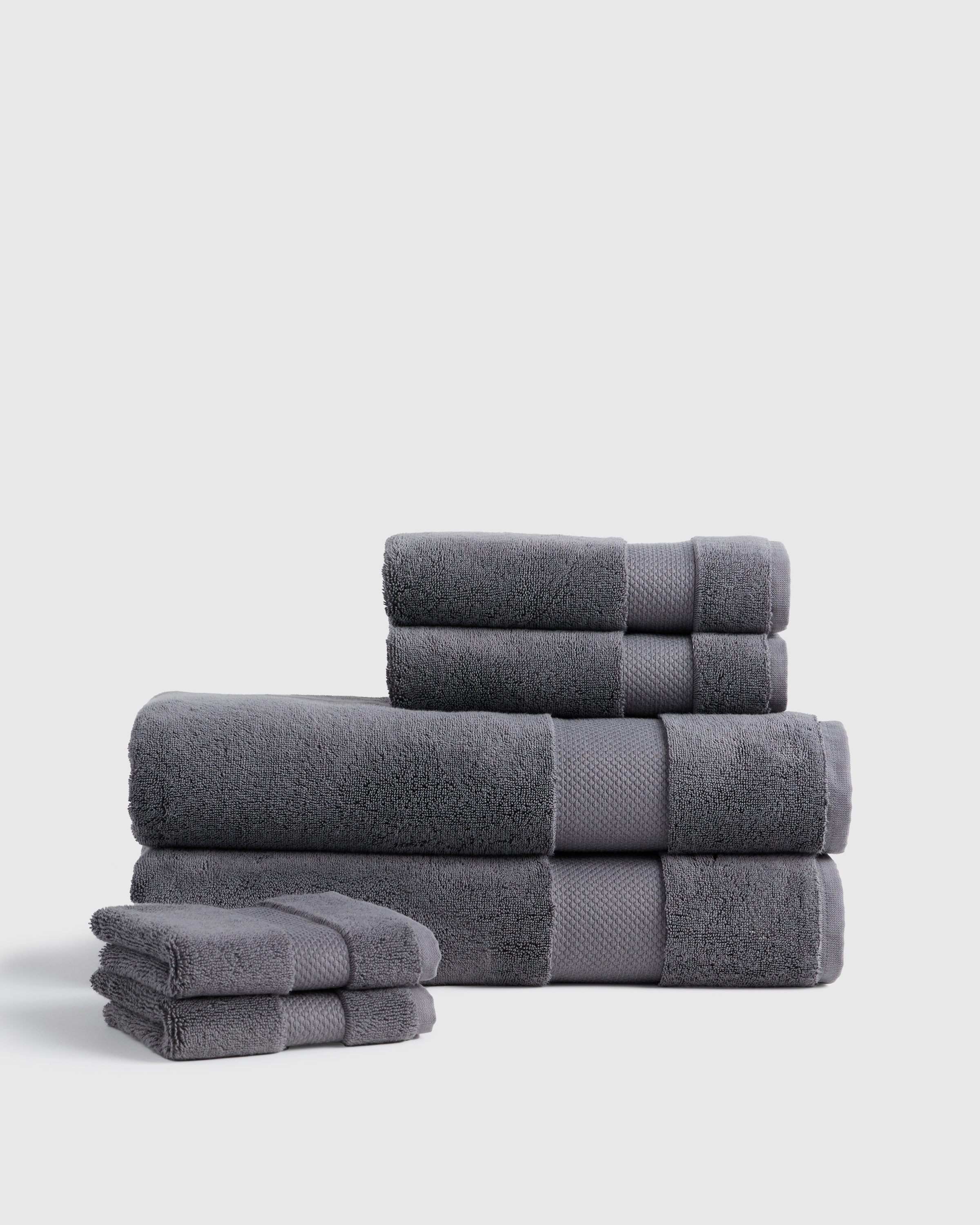 Slate Turkish Ultra Plush Bath Sheet Bundle