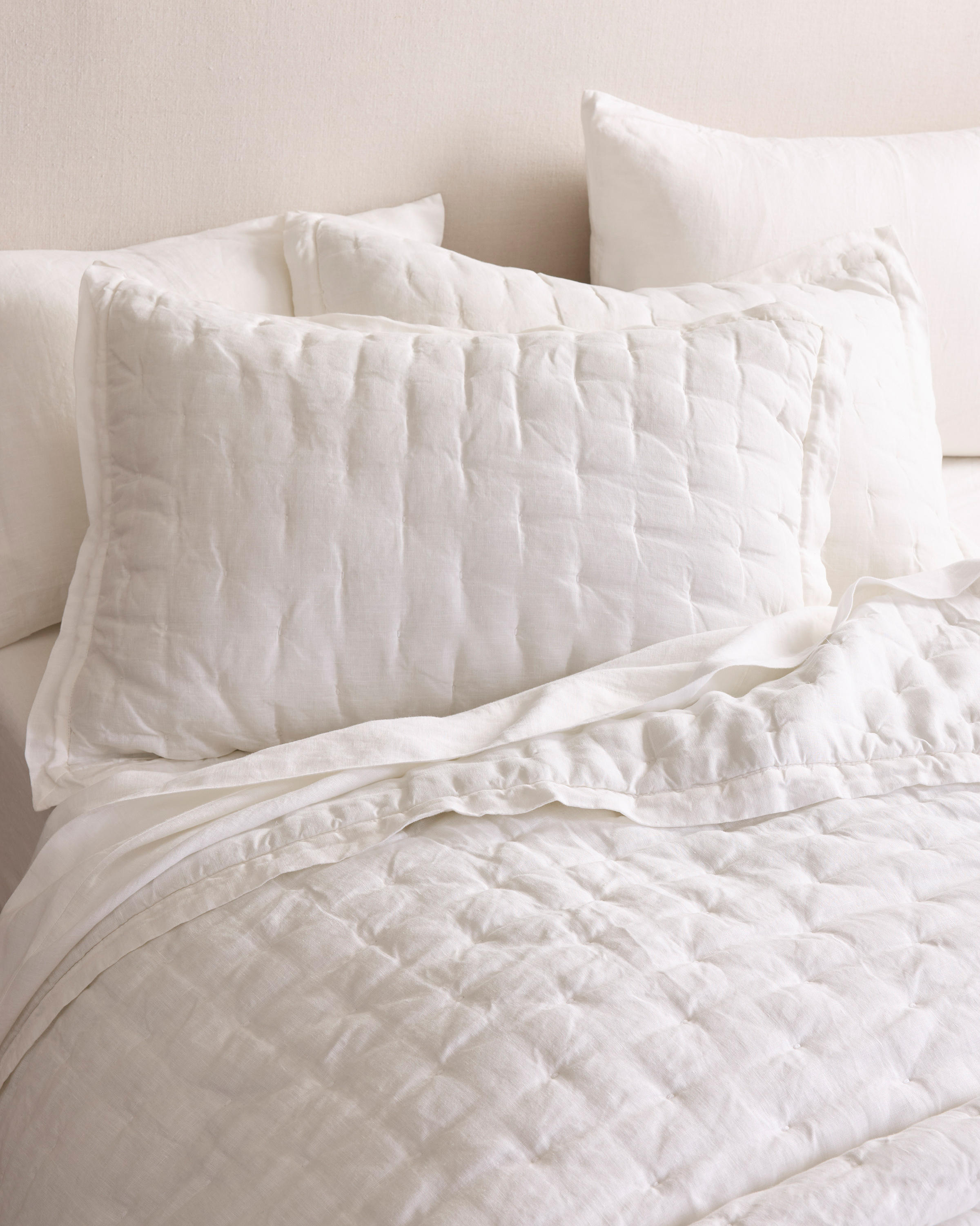 White European Linen Dream Sham Set