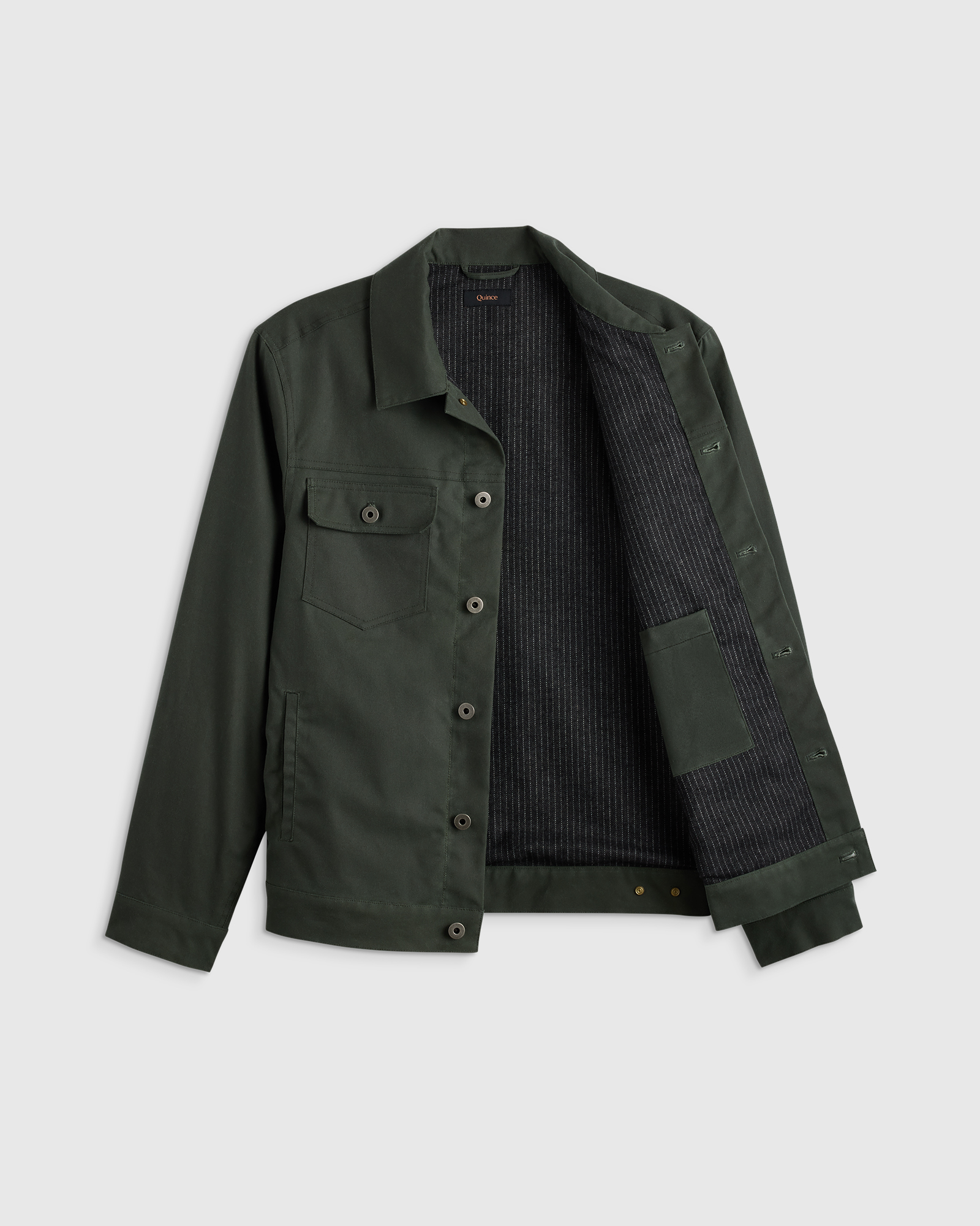 Men's Organic Cotton Canvas Waxed Trucker Jacket