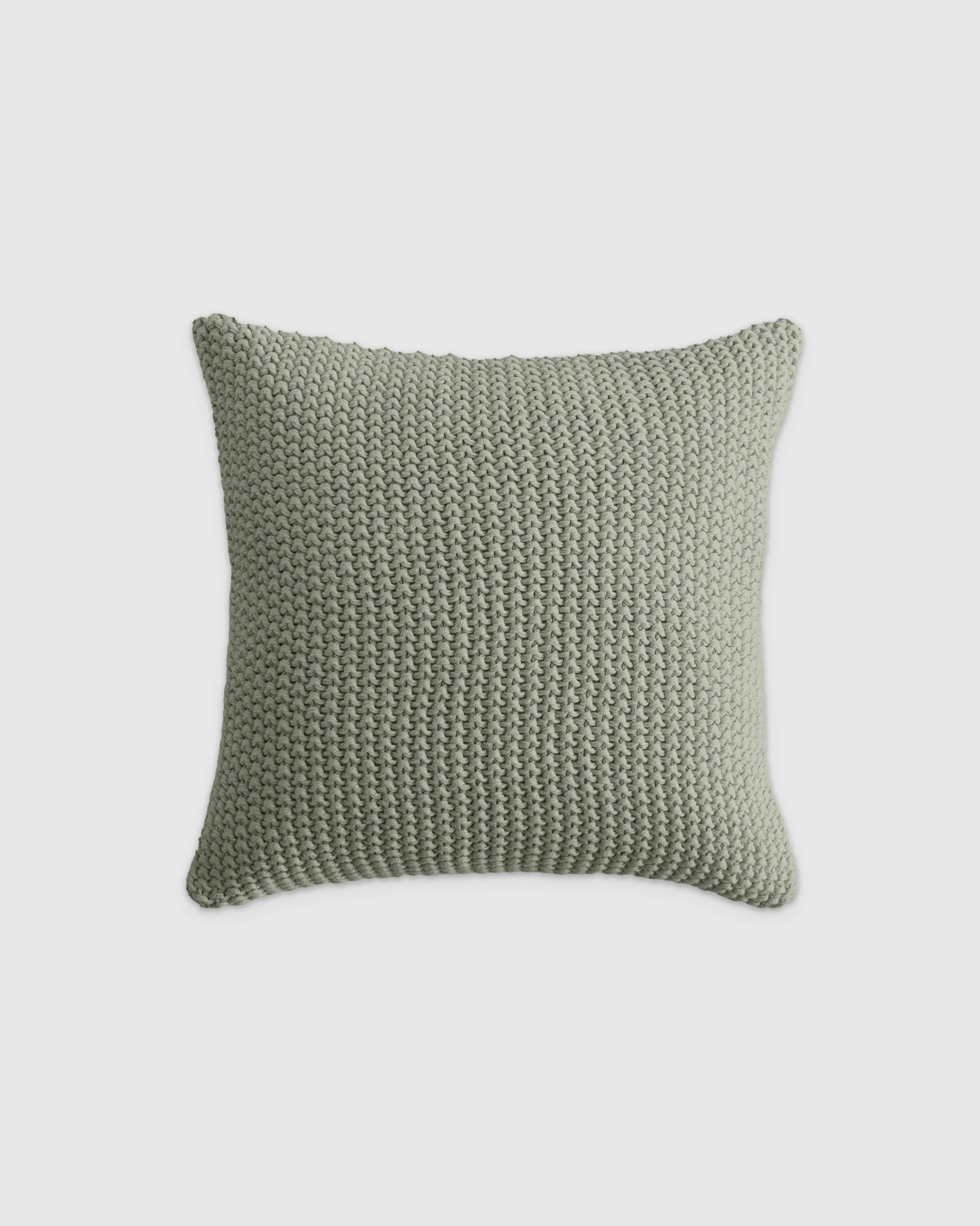 Dried Sage Cotton Fisherman Pillow Cover