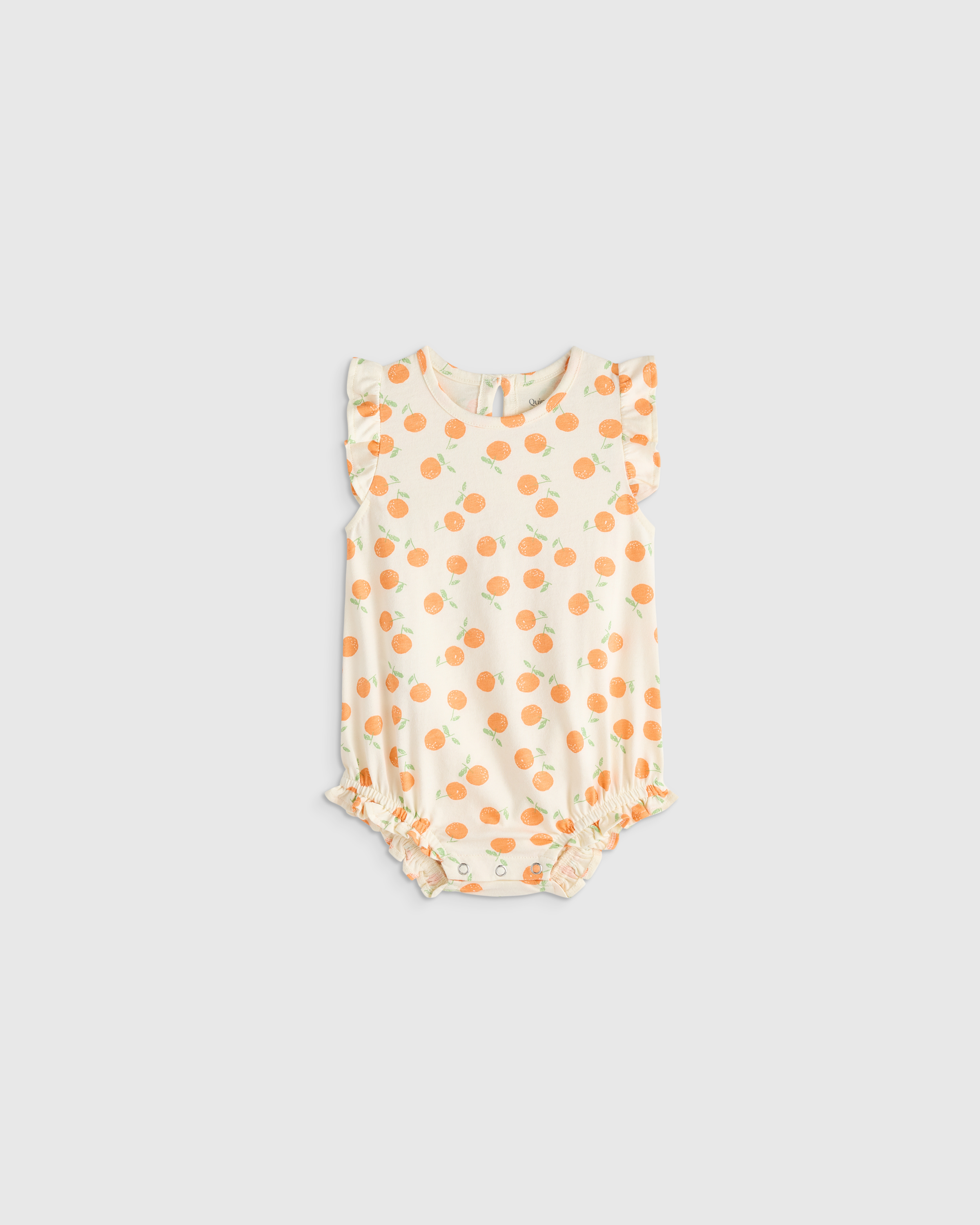 Tiny Tangerine 100% Organic Cotton Bubble Romper