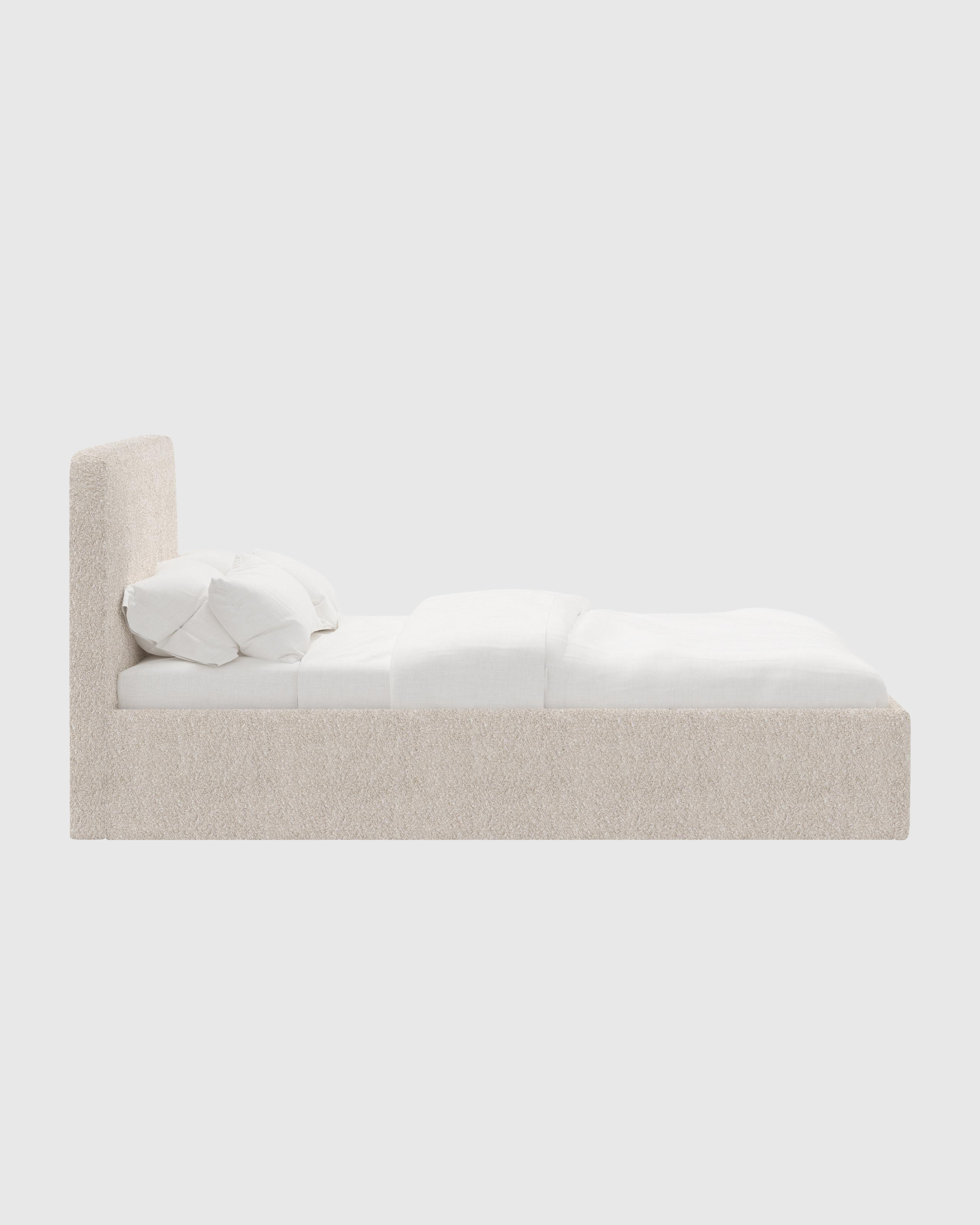 Plush Boucle Curved Bed - Thumbnail 4