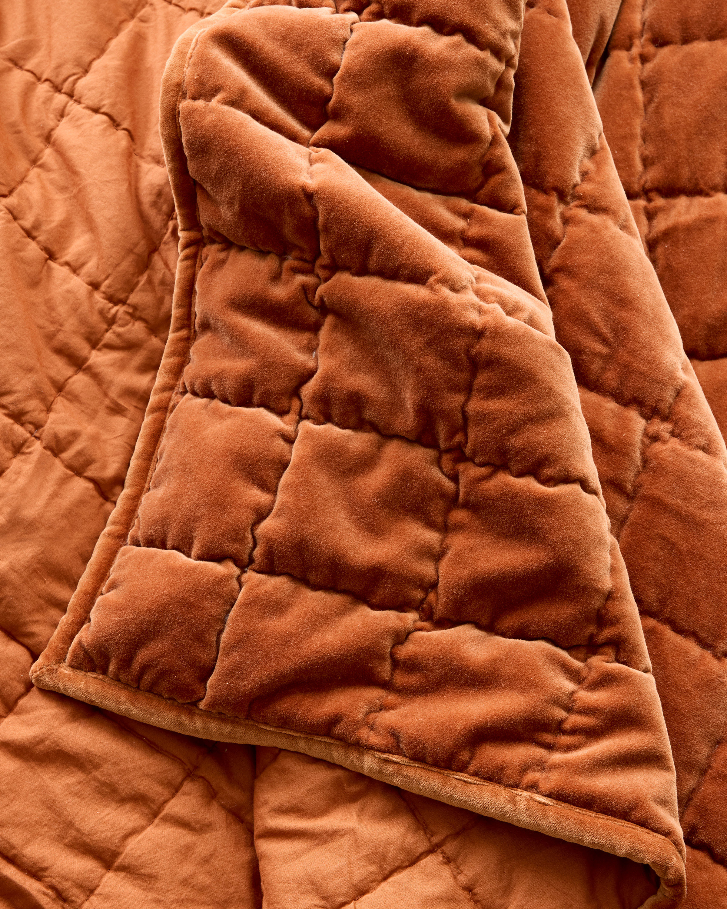 Quince Cotton Velvet Quilt - Thumbnail 3