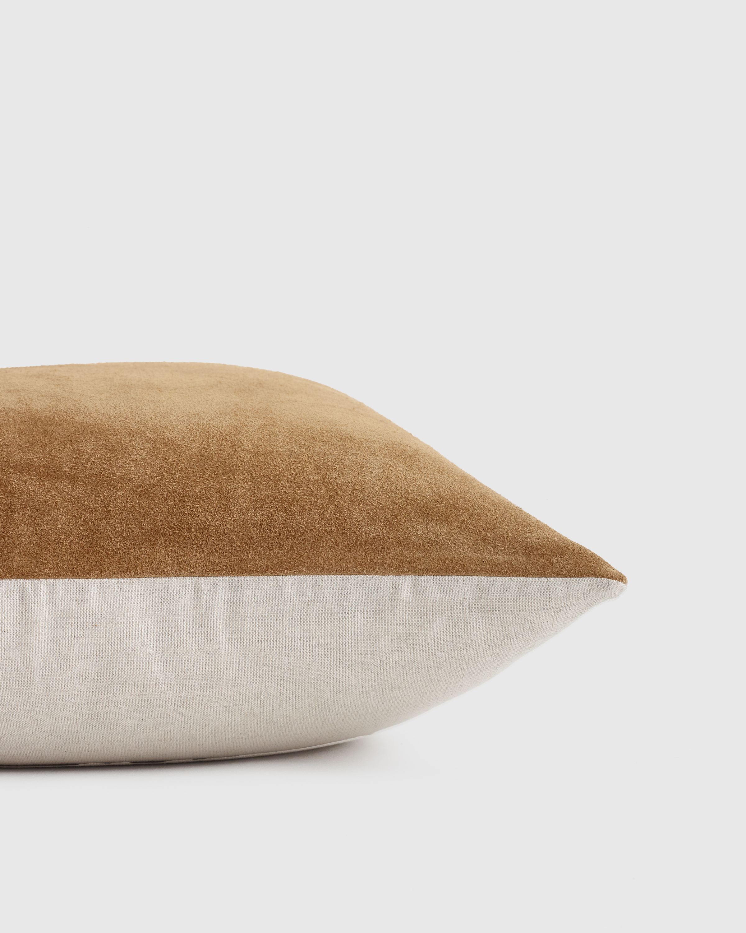Quince Suede Pillow Cover - Thumbnail 5